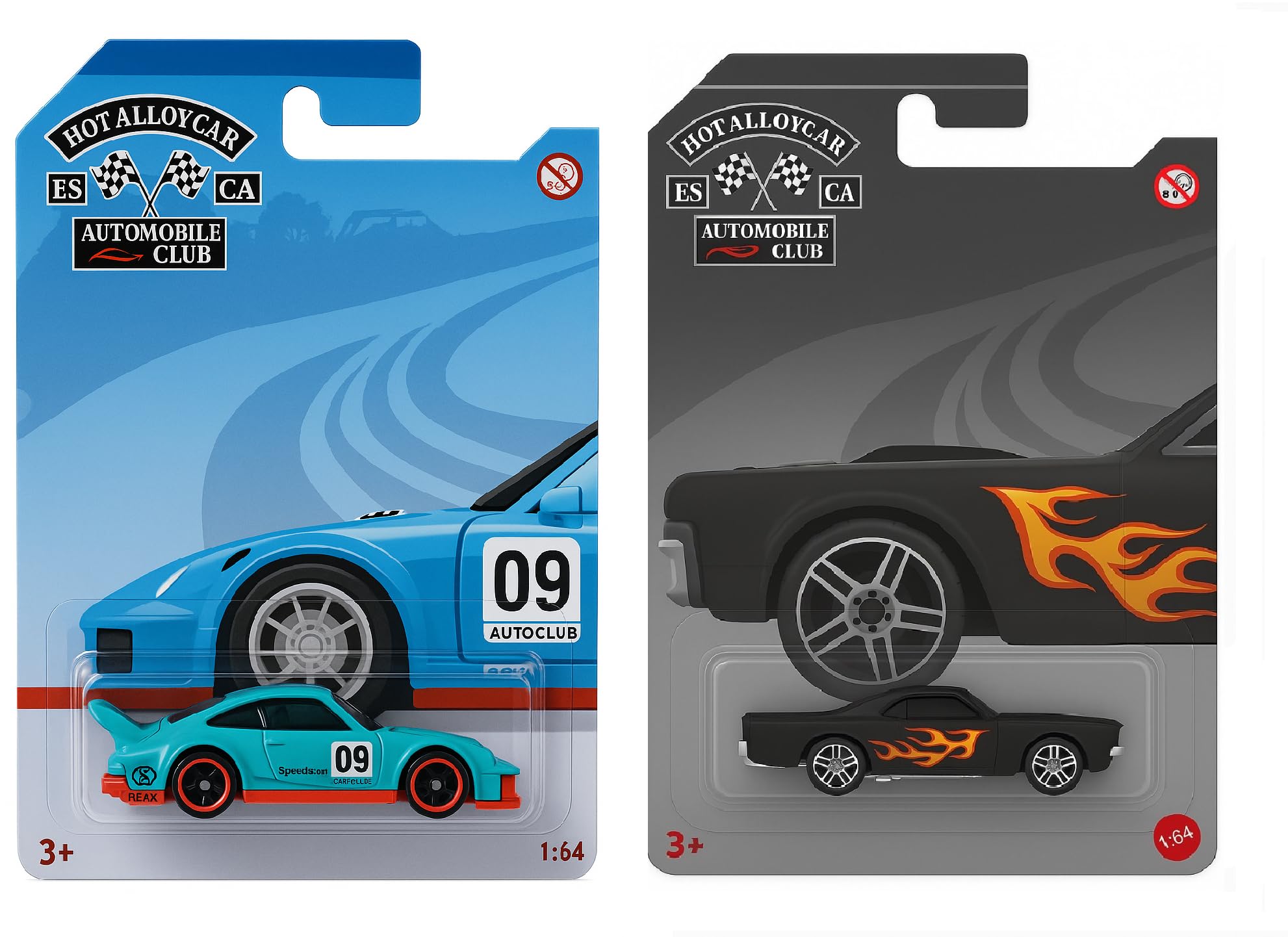 Metal Toy Car Racing Cars for Kids, 1:64 Scale Vehicles, High Speed Metal Toy Play Children Small Racing Car for Exciting Playtime for Kids Mini -2PCS (CAR Style-1)-image-25