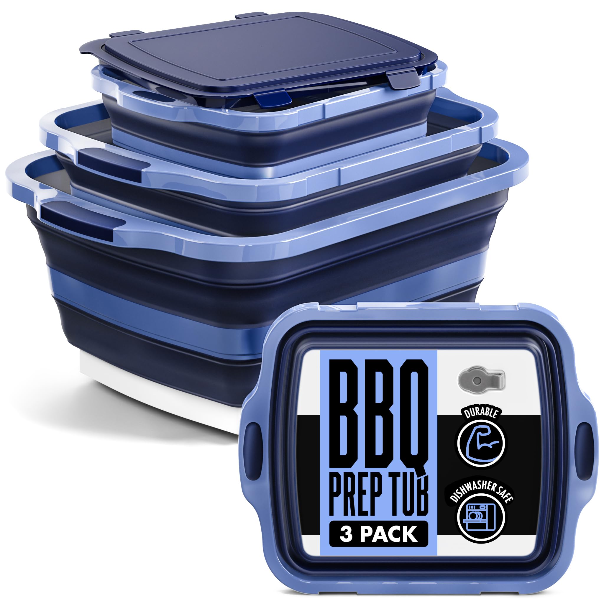 Modern Innovations Blue / 3 Bus Tubs