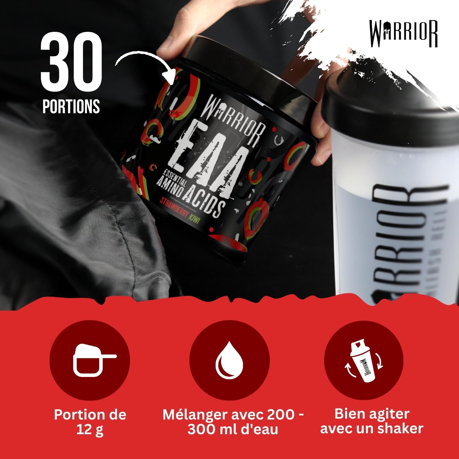 EAA Essential Amino Acids, Strawberry Kiwi - 360g