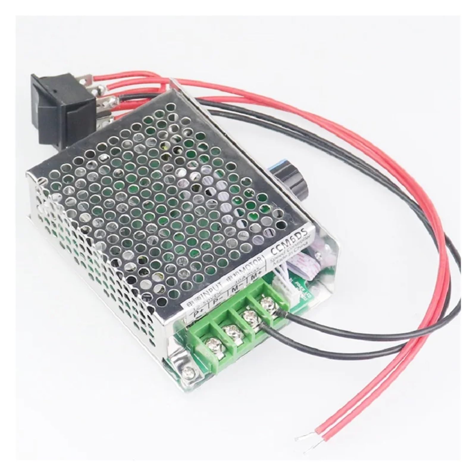 GYQYJPFZM DC12V24V36V 30A 775 electronic starter Speed Regulator Controller Switch Metal Housing With &Negative Rotation