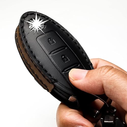 Miniatura 5 de DLUBCZ Funda para llavero compatible con Nissan con control remoto sin llave para Nissan X-Trail Rogue Altima Quest Pathfinder Sentra Patrol CIMA