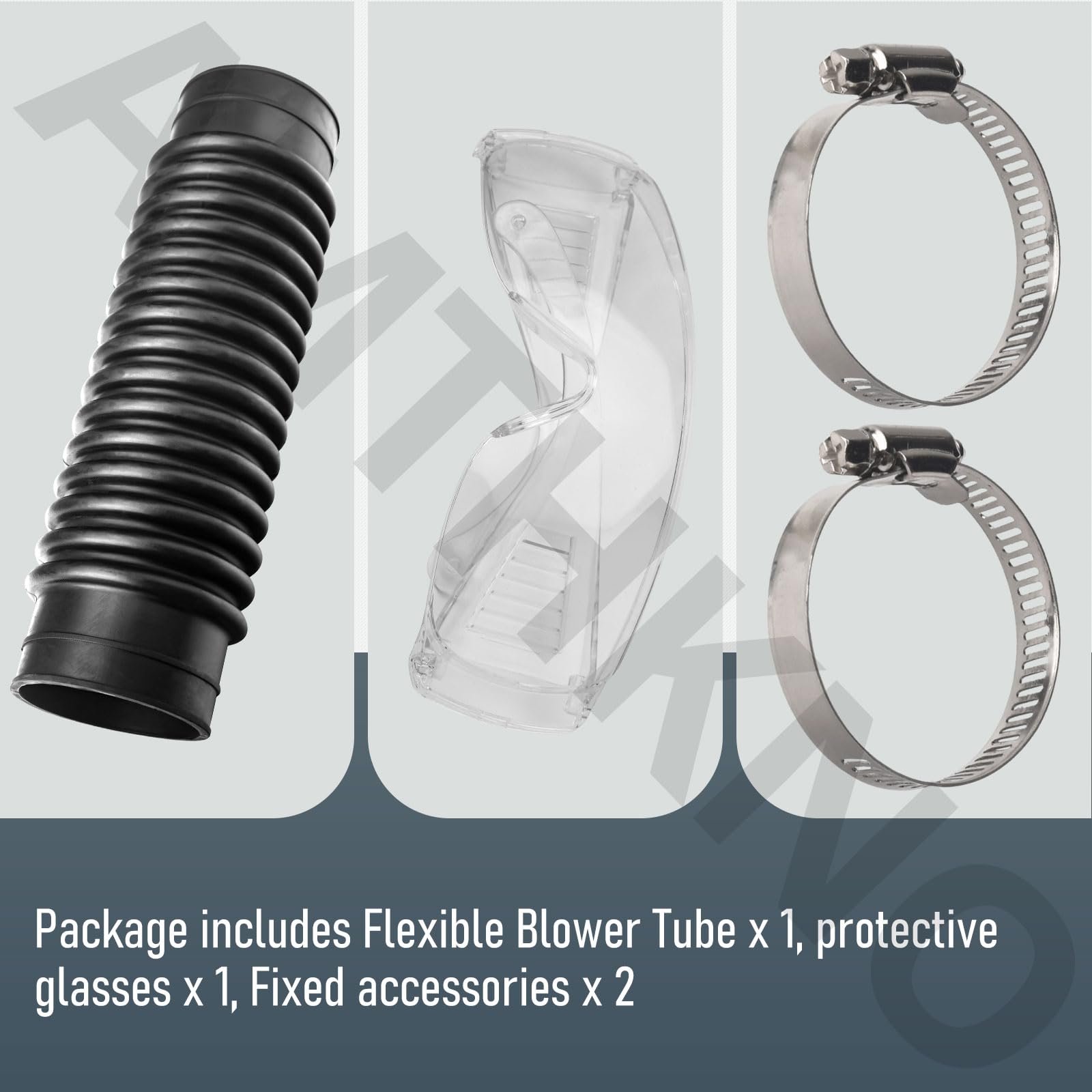21001308360 Tuyau de souffleur flexible avec lunettes pour Echo PB-4600, PB-460LN, PB-461LN, PB-46HT, PB-46LN, PB-600, PB-6000 - Remplace 210013-08360, 21001308260 0