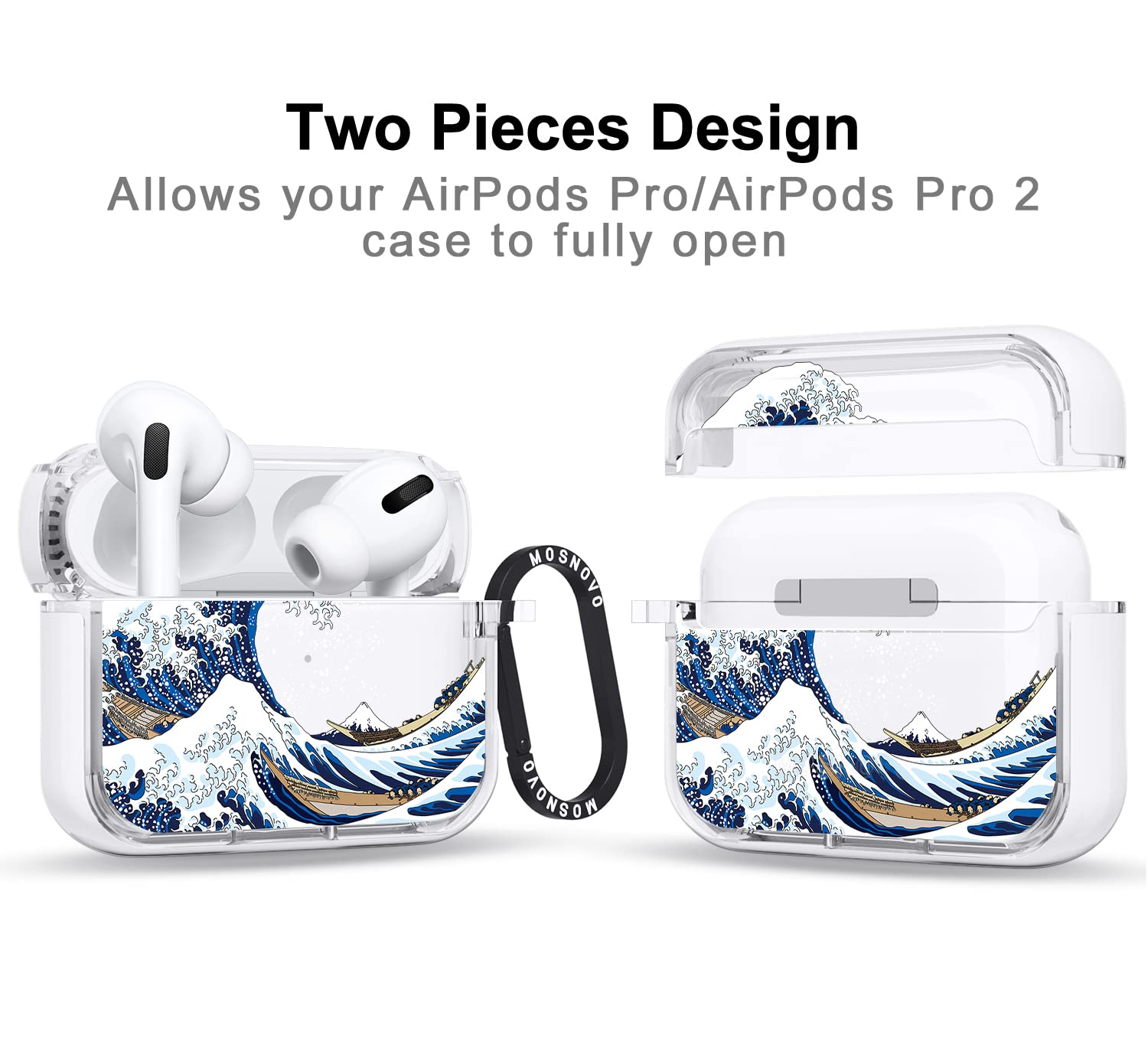 Amazon.com: MOSNOVO Case for Airpods Pro & Airpods Pro 2