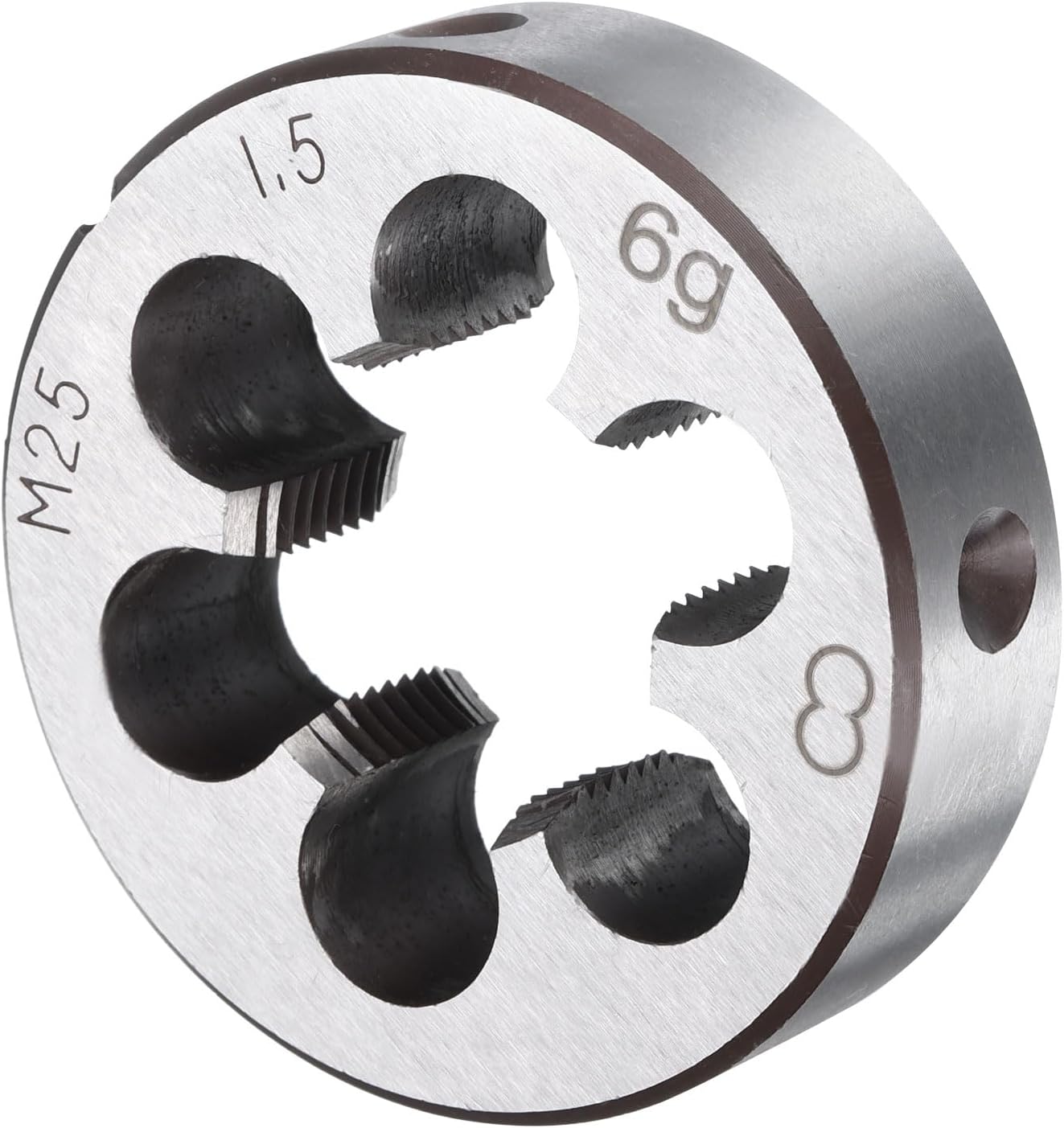 uxcell Round Threading Die M25 x 1.5 Metric Thread Right Hand Screw Cutting Fixed Dies, Alloy Tool Steel Tapping Repair Tool