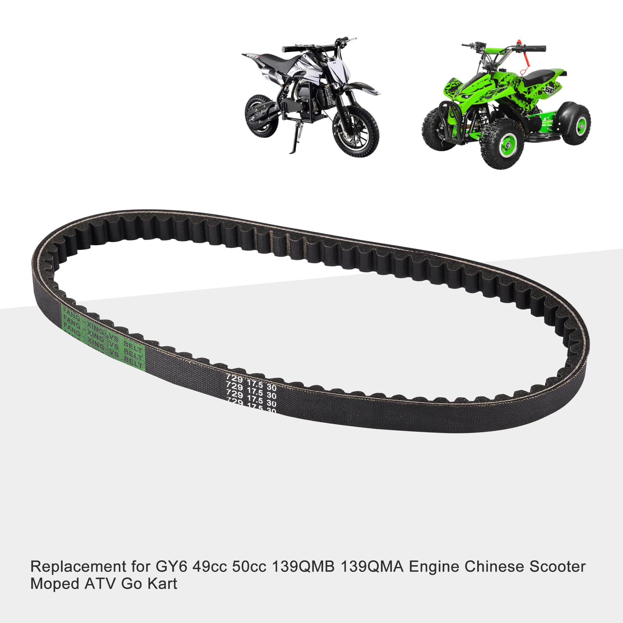 Amazon.com: GOOFIT Belt 729-17.5-30 Replacement for GY6 49cc 50cc