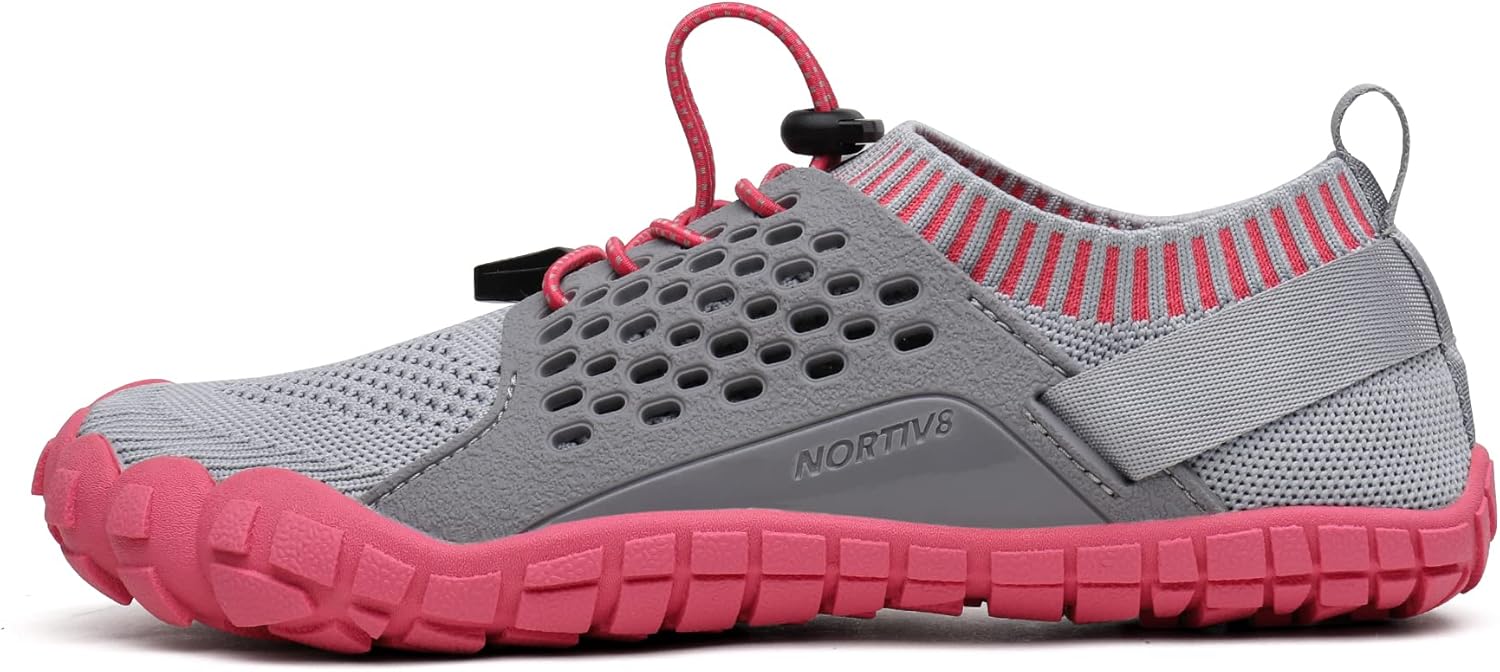 NORTIV 8 Women's Water Shoes Barefoot Quick Dry Aqua Swim Shoes for Beach Sports Fishing Hiking Boating Surfing Shoes TREKLADY