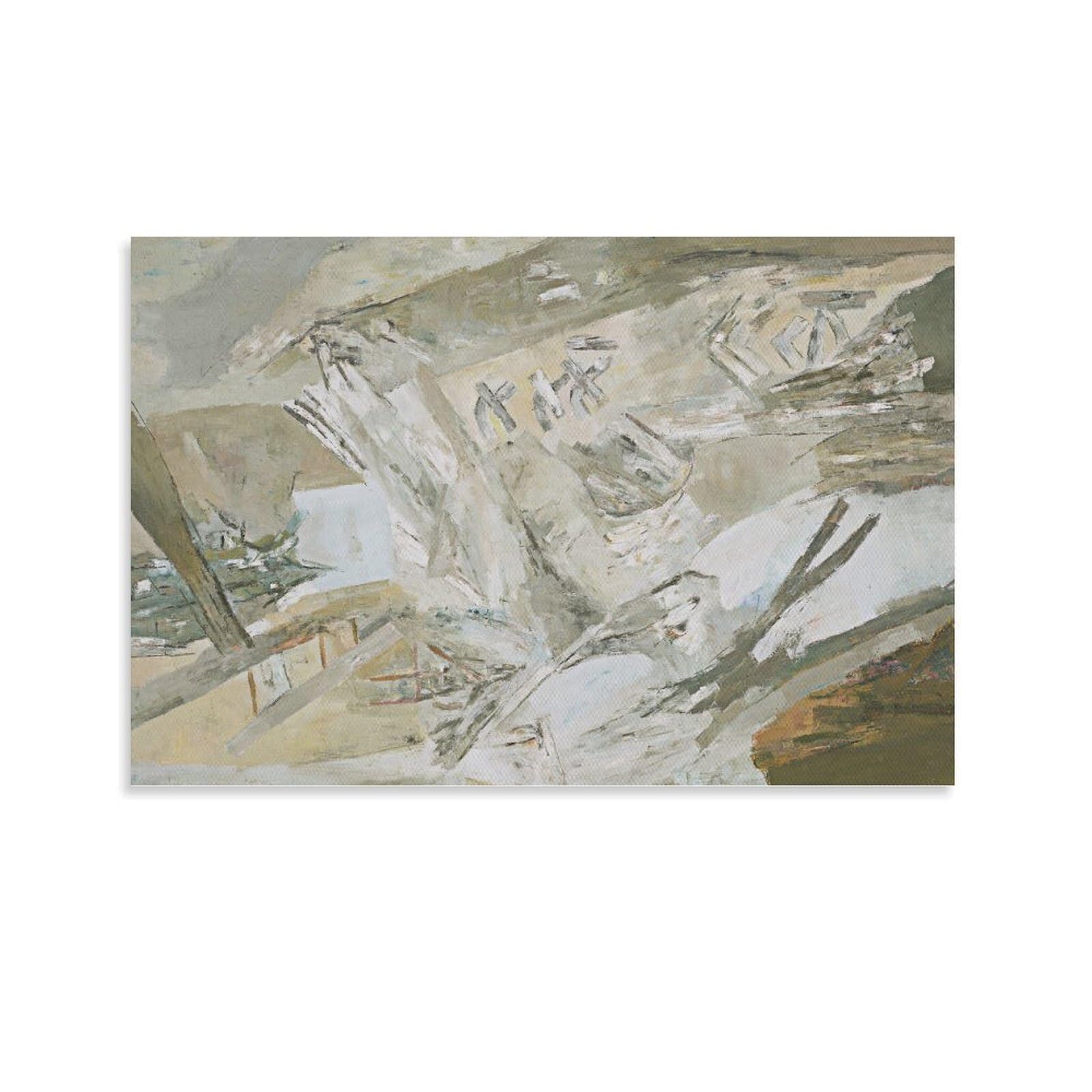 KLAGCBDF RAM KUMAR Untitled (1) Canvas Wall Art Prints Poster Photo Picture Painting Posters Room Decor 20x30inch(50x75cm)