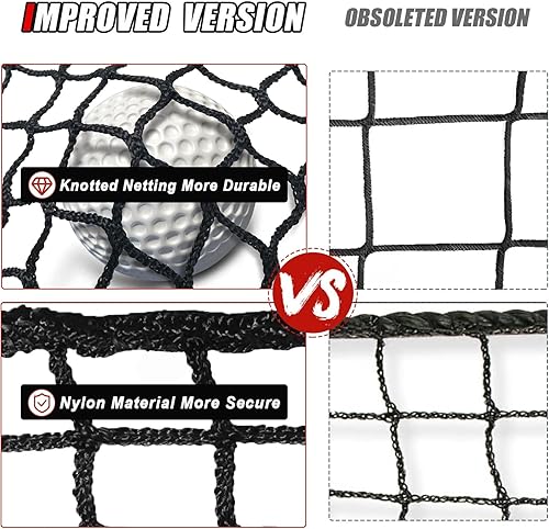 Miniatura 5 de Sports Netting - Heavy Duty Ball Net for Golf, Baseball, Hockey, Soccer