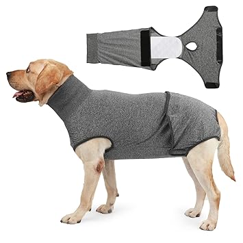 Dog Recovery Suit with 2 PCS Nappies Diaper Surgery Recovery Shirt for Female Male Dog