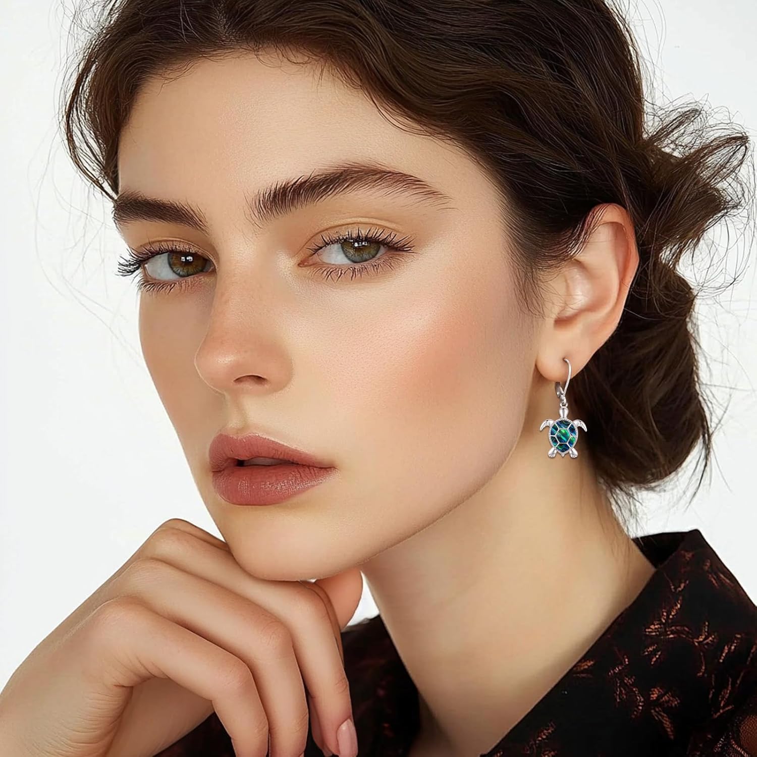 Tree of Life/Cat/Turtle/Butterfly/Flower/Celtic/Turquoise/Moonstone Dangle Earrings for Women Sterling Silver Cute Animals Drop Earrings Jewelry Gifts