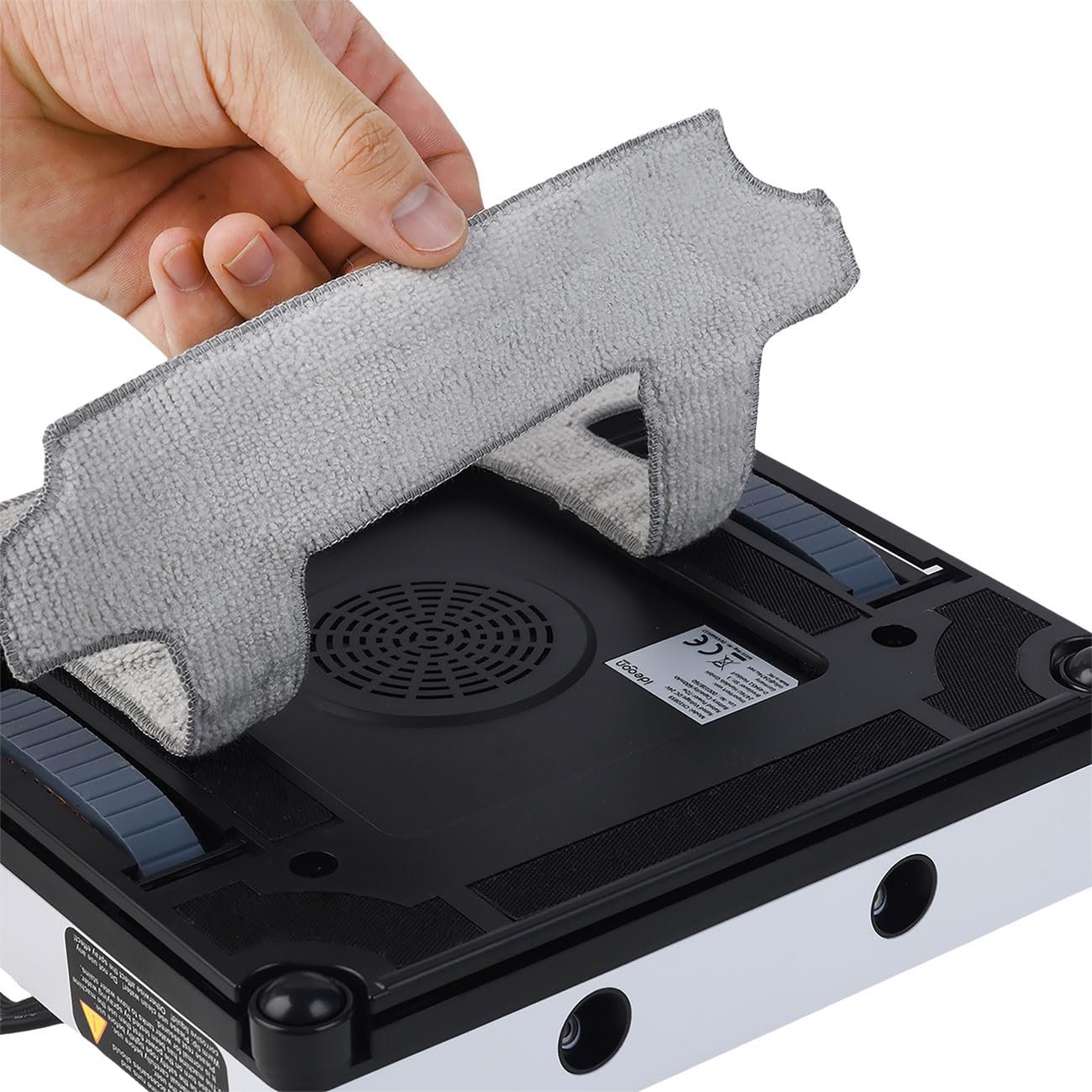 3er-Set Mikrofaser-Reinigungs- und -Polier-Pad für Fensterputz-Roboter- Ersatzpads für streifenfreie Ergebnisse