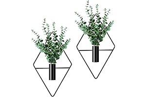 Jexine 2 Pcs Hanging Wall Decor: Modern Geometric Boho Style for Indoor Living Spaces