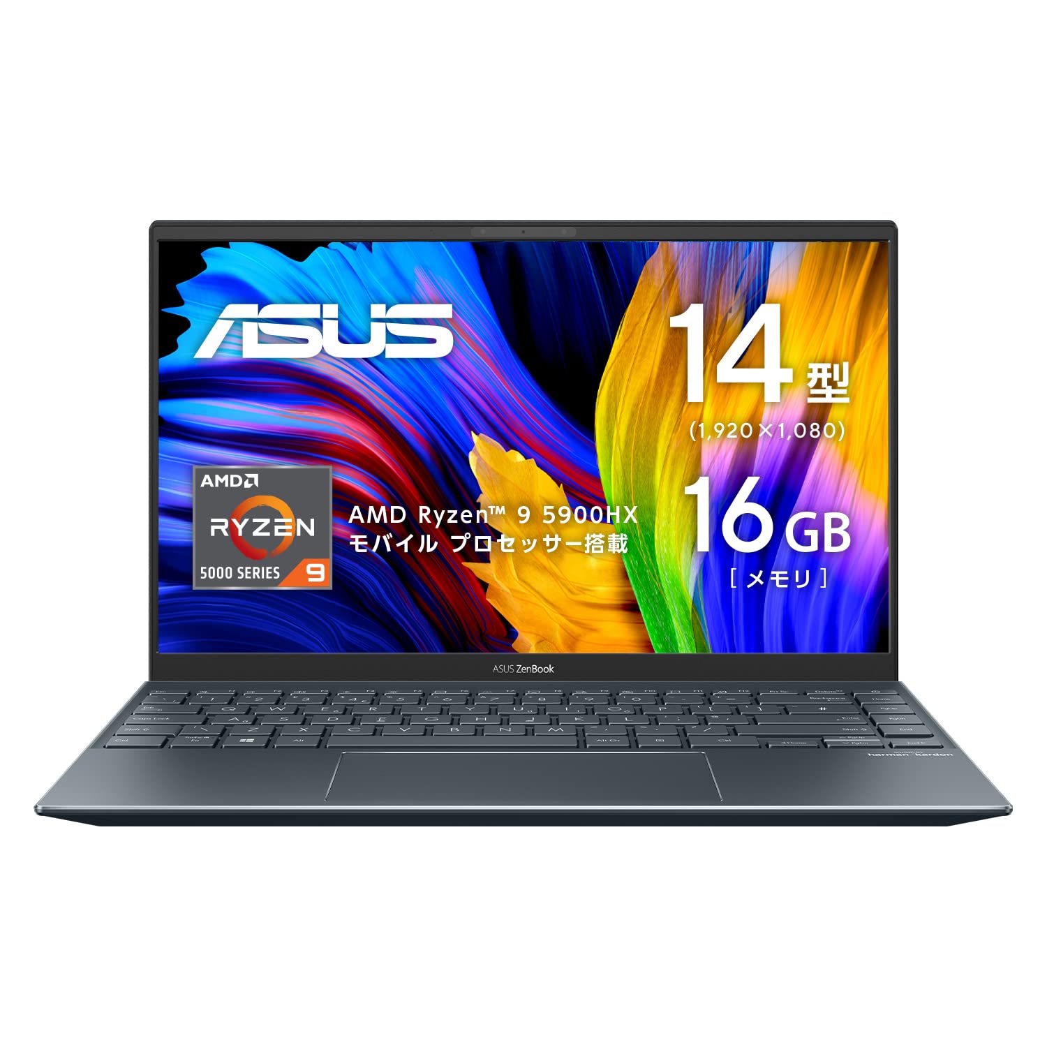 ASUS Zenbook 14 ノートパソコン 14インチ Ryzen 9 5900HX UM425QA-KIR915W