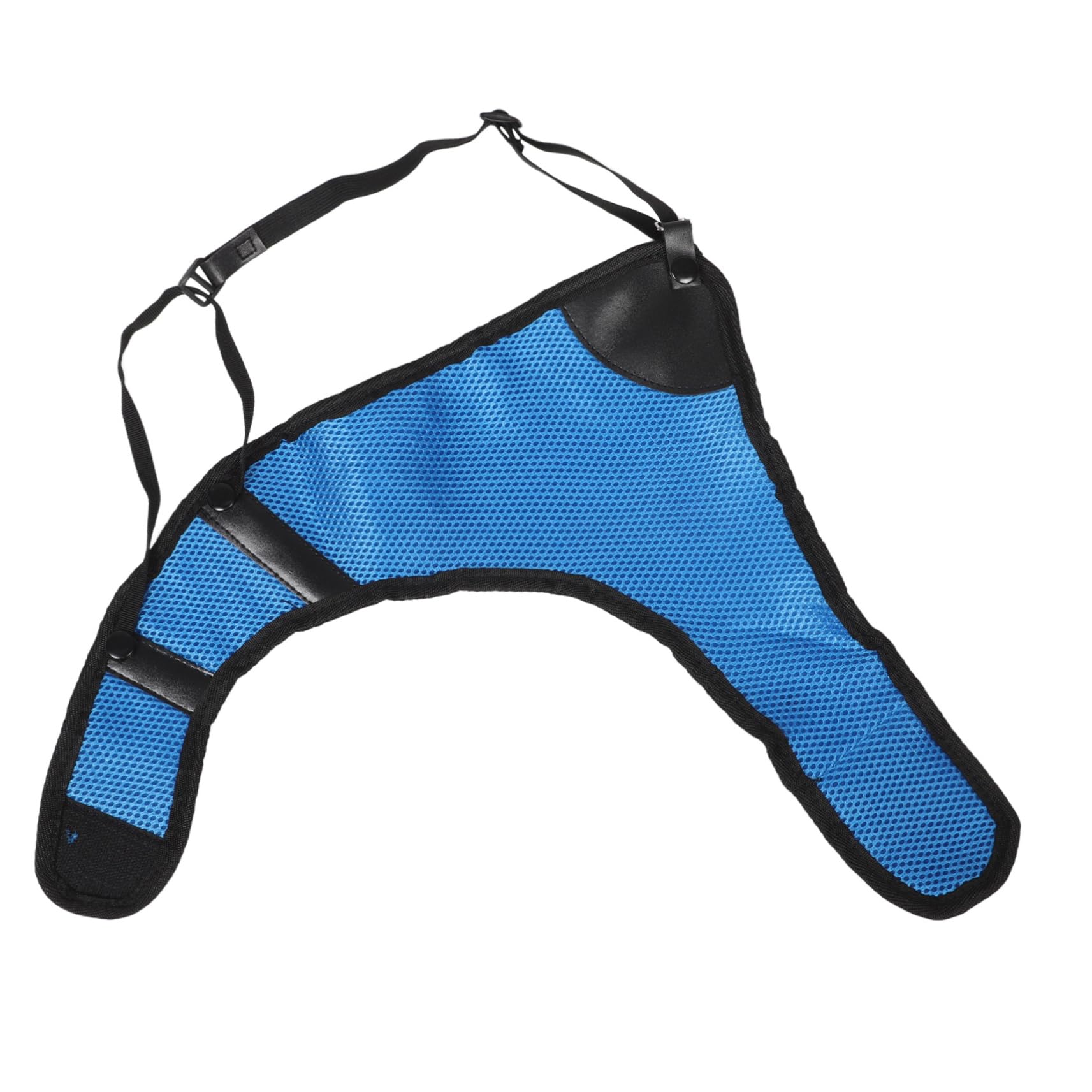 Happyyami Traditional Chest Brace Shoulder Guard Chest Protector Blue