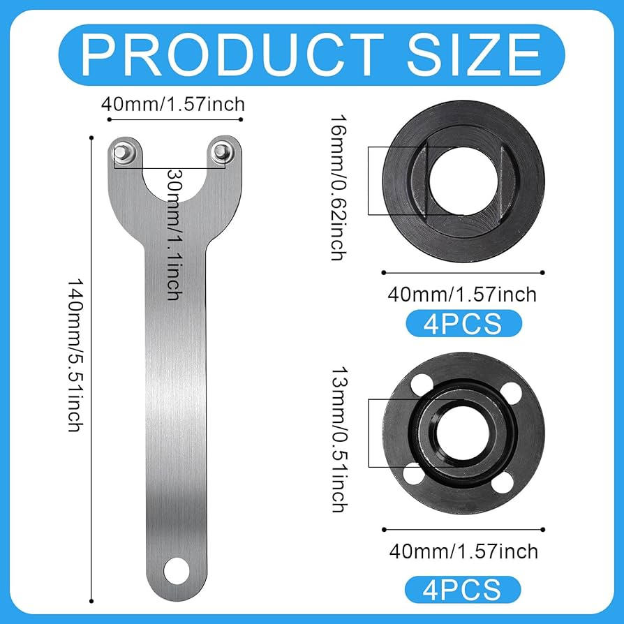 Grinder様 9pcs Grinder Flange Angle, 5/8 inch -11 Angle Grinder