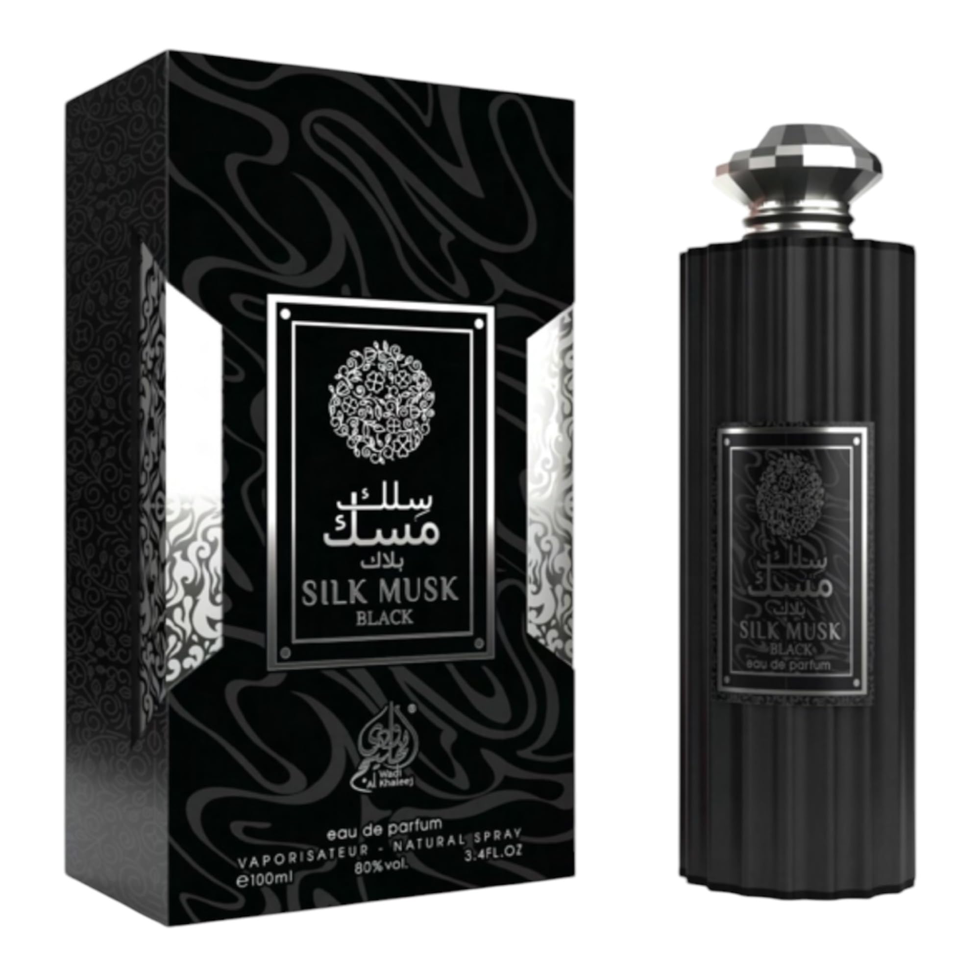 SILK MUSK BLACK Eau de Perfume 100ml for Unisex by Wadi Al Khaleej