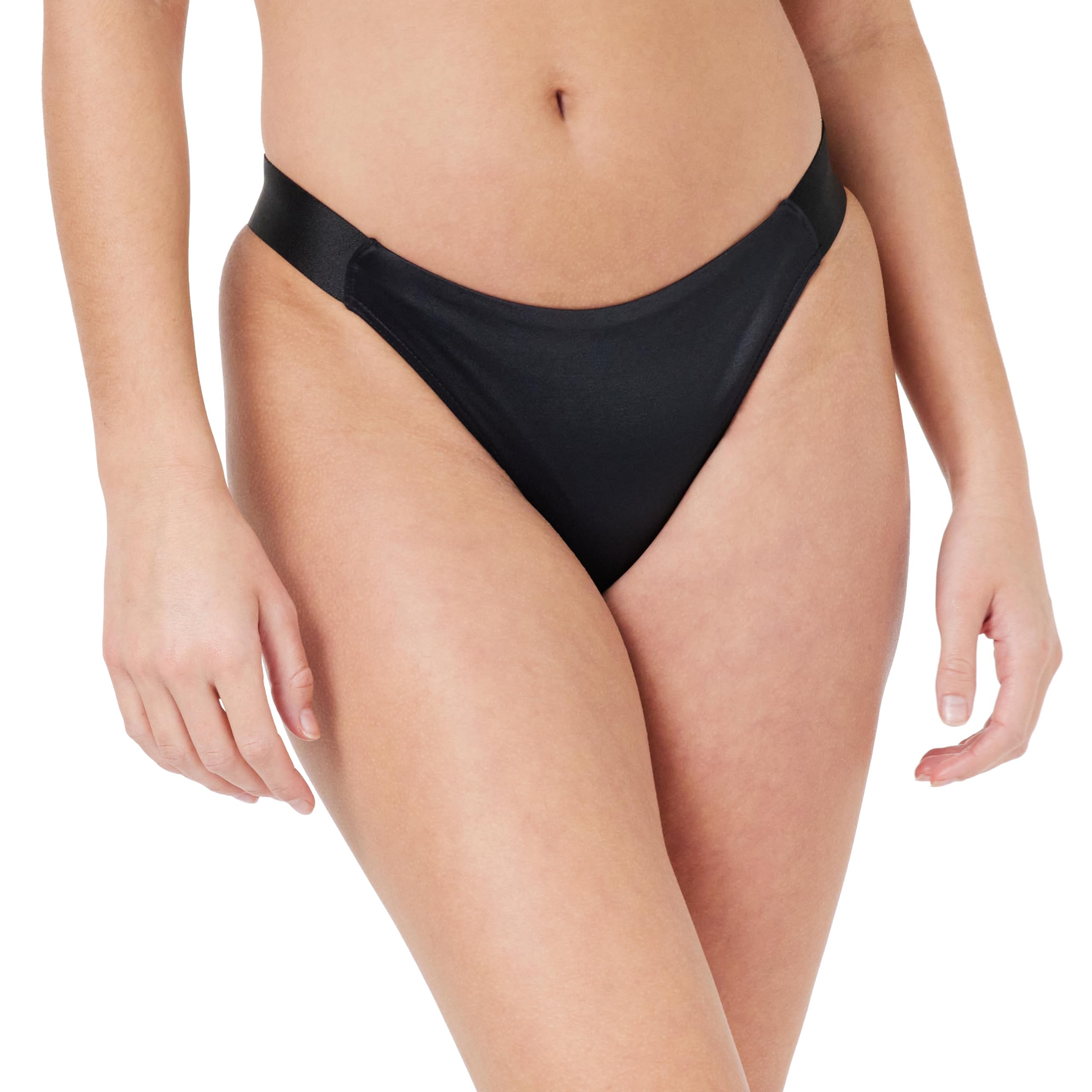 Calvin Klein Women Cheeky Bikini Brazilians Black, L