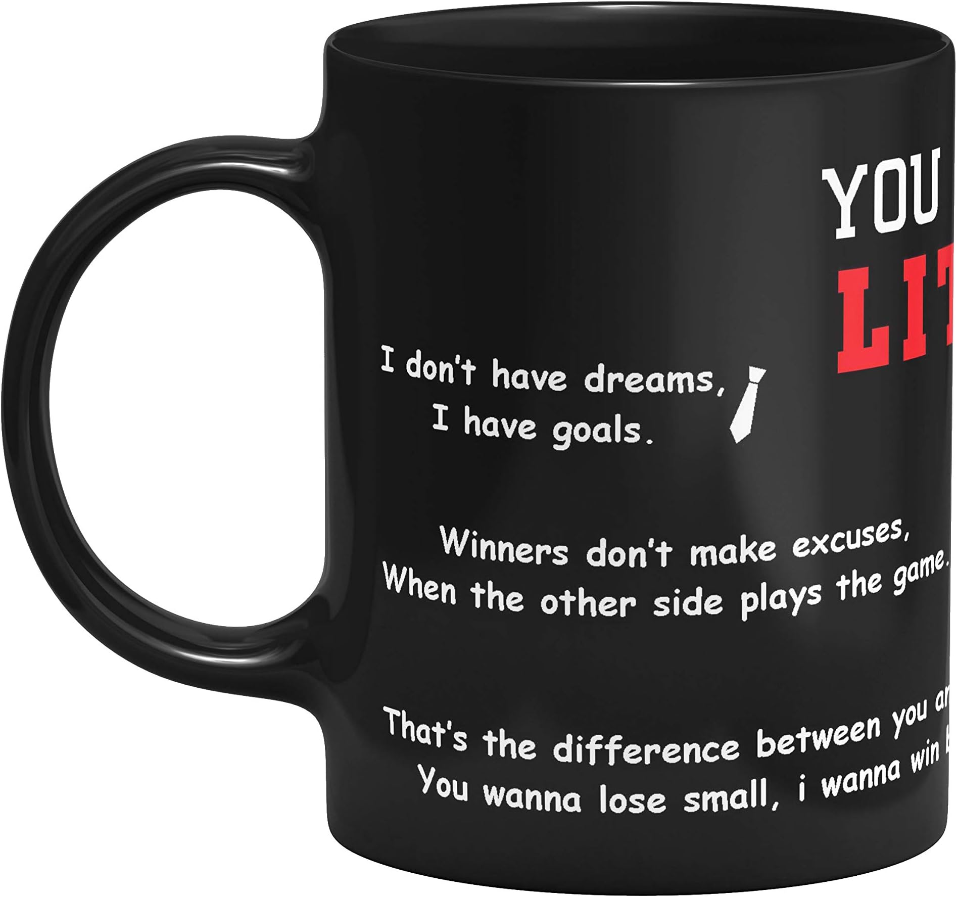 Harvey Specter Suits TV Series Mike Ross Multiple Quotes Motivational Ceramic Coffee Mug (Black)