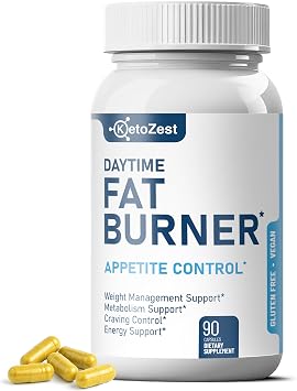 Fat Burner Appetite Suppressant for Weight Loss - Daytime Men Women Natural Thermogenic Fat Burning Diet Pills with Green Tea Caffeine - Curb Hunger Appetite Control Belly Fat Burn Support