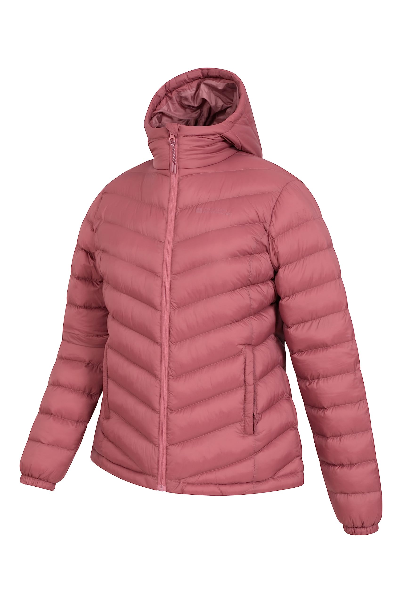 Mountain Warehouse Seasons Womens Padded Jacket - Water Resistant Coat, Puffer Jacket, Front Pockets, Adjustable Elastic Cuffs & Hood - For Spring Summer, Outdoors — view 6