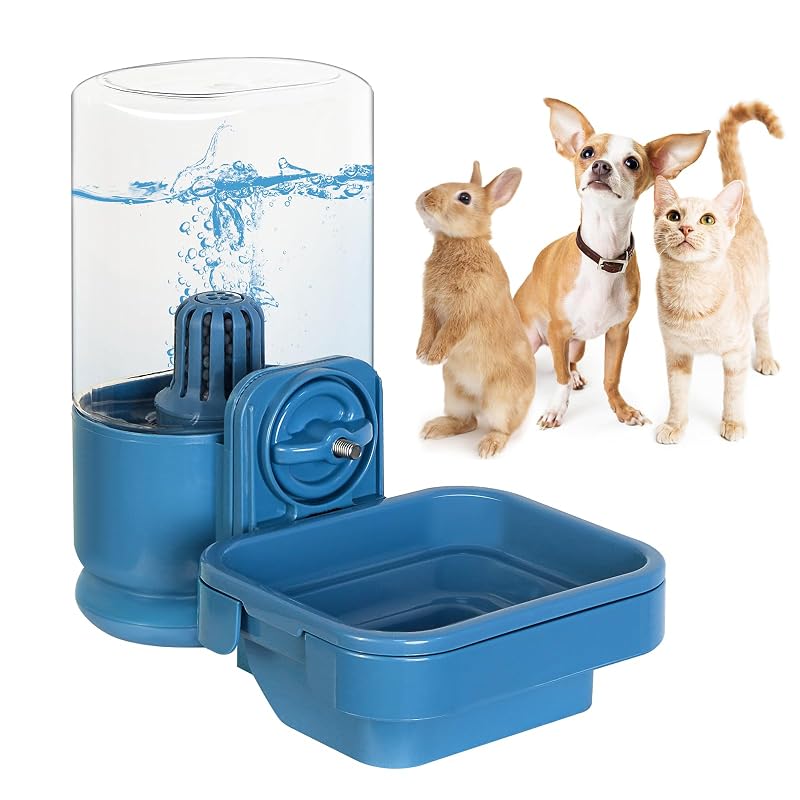 Bebedouro com Filtro por Gravidade para Pequenos Animais Vannon, 750 mL, Azul