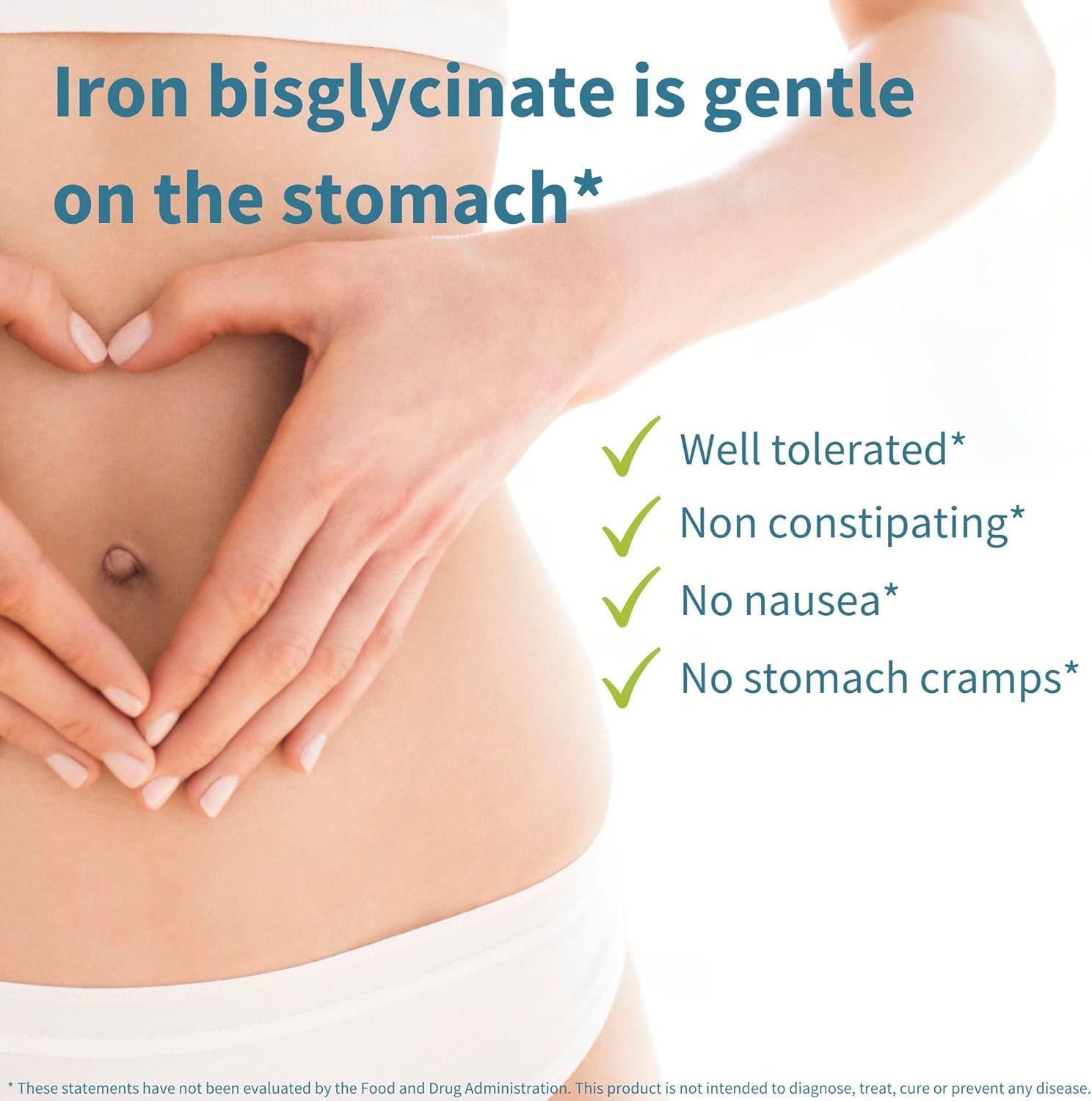 Igennus Clean Iron Bisglycinate 20mg, Vitamin C, 6 Month Supply, Gentle Chelated High Absorption Formula & Targeted Release Ferrous Bisglycinate for Women and Men, One Daily, Vegan, 180 Tablets - Image 4