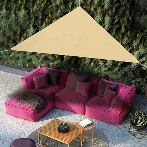 Miniatura 4 de Triangle Sun Shade Sail, Sand UV Block Sunshade, Sun Protection Sunshades, Sun Shade Sails Canopy for Backyard Yard Deck Patio Garden Outdoor