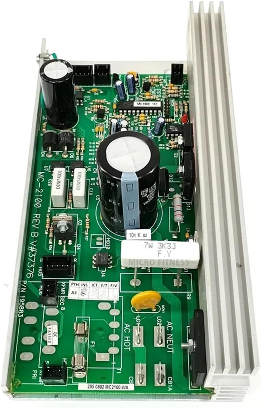 MC-2100 REV B Treadmill Controller MC2100-WA, Compatible for ICON PROFORM Nordic Track Nordictrack C2300 Circuit Board Control Board MC 2100,Replacement Control Circuit Board