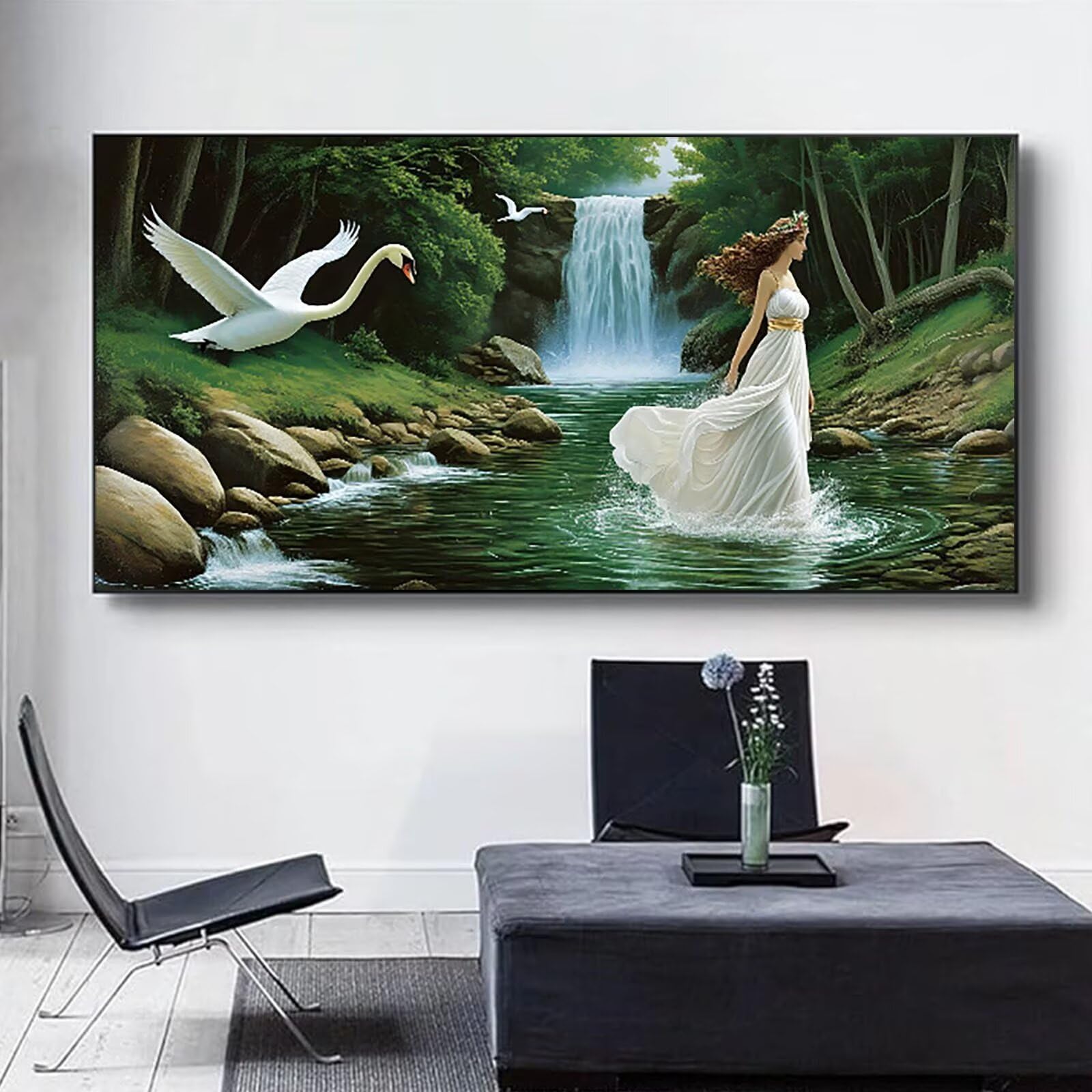 Malen nach Zahlen Kinder Tier Malen Nach Zahlen Erwachsene, Geschenke für Mädchen Junge Bastelset Set, Malen nach Zahlen Fallen | Malen nach Zahlen Ohne Rahmen, (60x120cm) Bastelset Erwachsene B-X