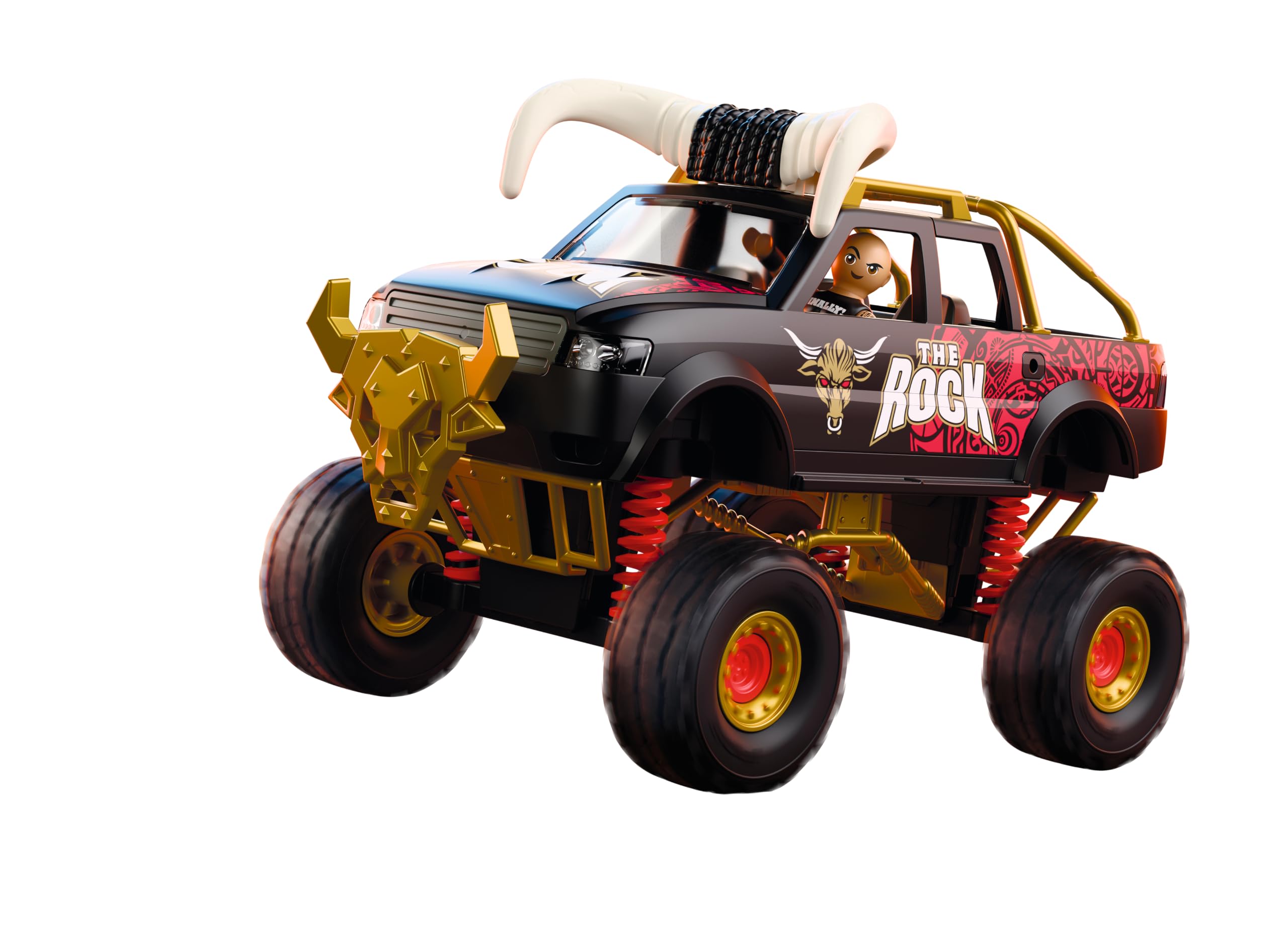 Playmobil | WWE® | The Rock Monster Truck | Monster Truck avec Suspension, Cornes et Figurine de The Rock | pour Les Fans à partir de 5 Ans | 71955 - Les Beatles, Paul McCartney, John Lennon, RIngo Starr, George Harrison Playmobil | WWE® | The Rock Monster Truck | Monster Truck avec Suspension, Cornes et Figurine de The Rock | pour Les Fans à partir de 5 Ans | 71955