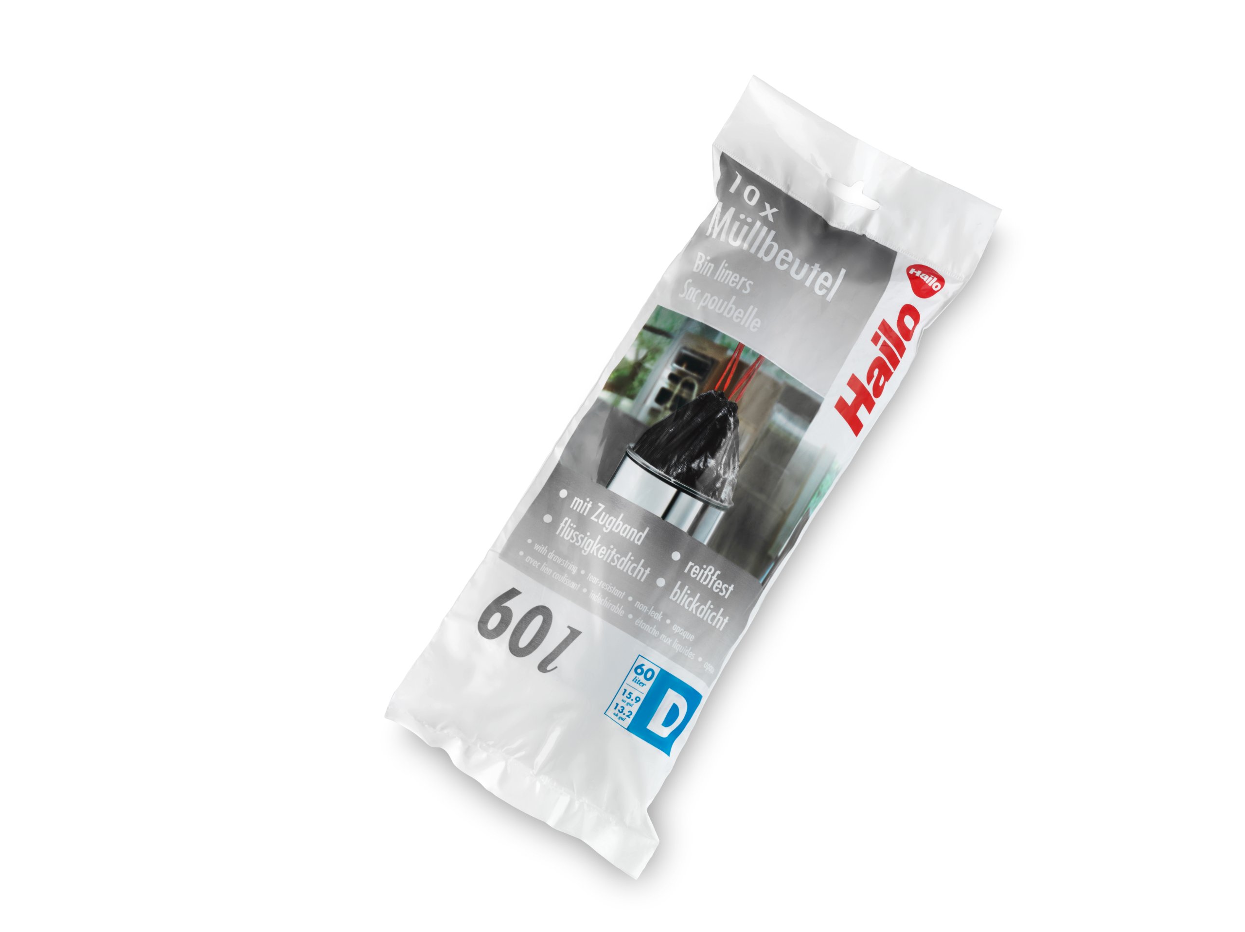 Hailo 0060-001 Bin Liners 60 Litres