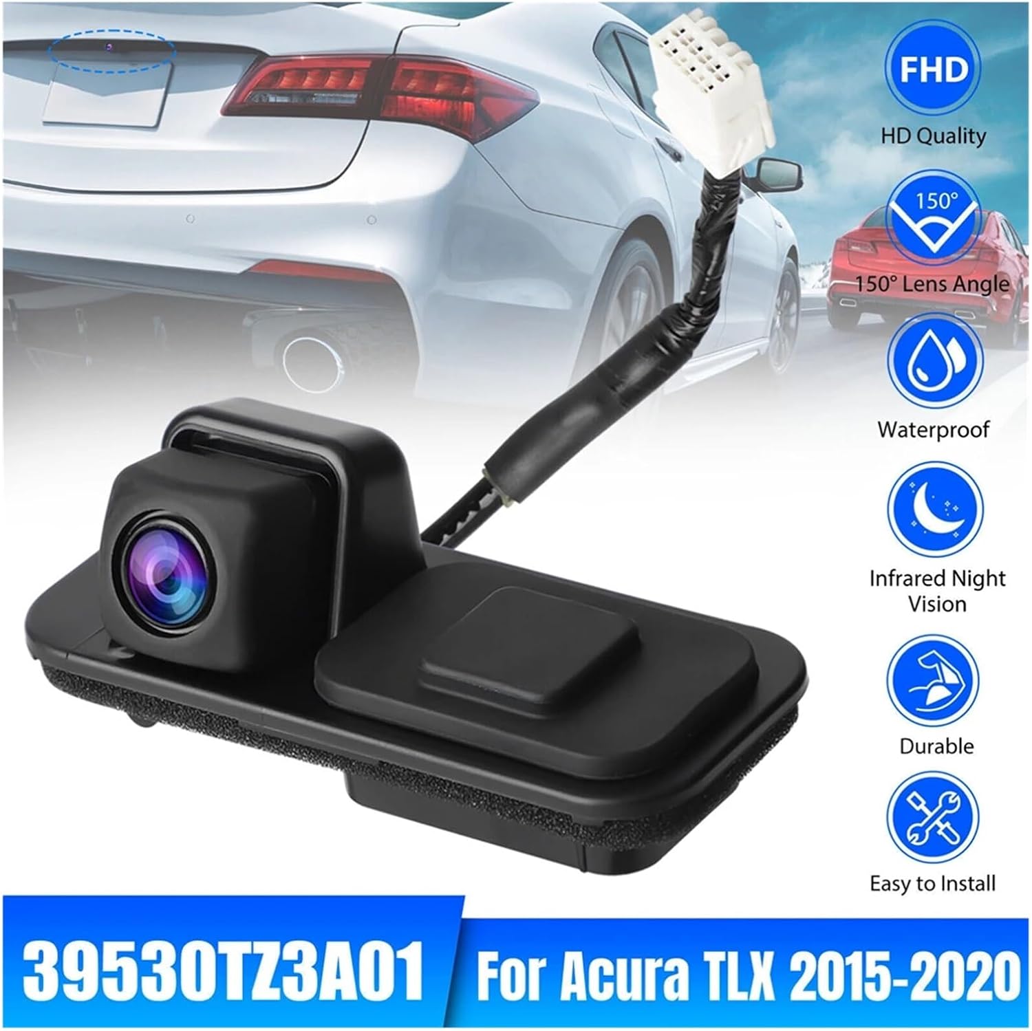 アキュラ TLX 2015-2020 リアビューバックアップバックアップカメラ