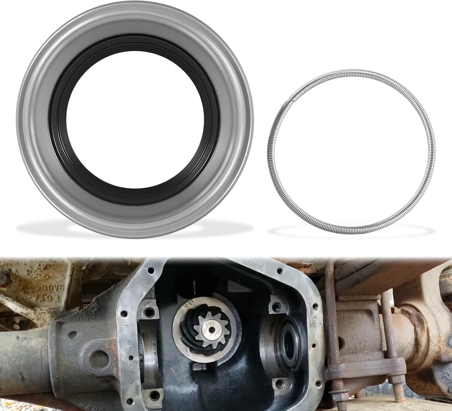 54381 Front Inner Axle Shaft Seal - Fit for DANA 30/44 Front Axle, For 2007-2017 Jeep Wrangler 2018 JK, Cross Reference: 43116, 46563, 46470