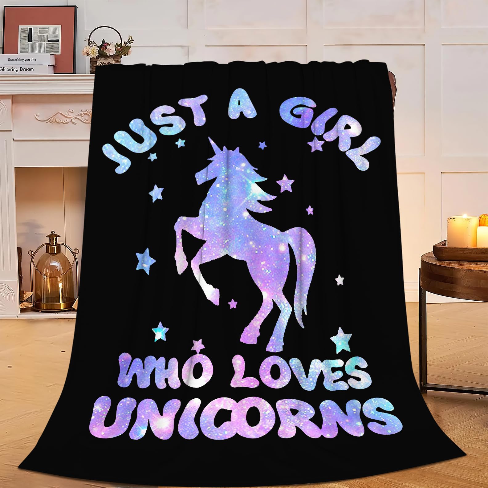 Mecowcm Unicorn Blanket Toddler Unicorn Fleece Throw Blankets Fuzzy Plush Super Soft Cozy Warm Unicorns Decor Nursery Bedding Stuff Blanket Gifts for Boys Girls Kids Adult Men Women 40"X50"