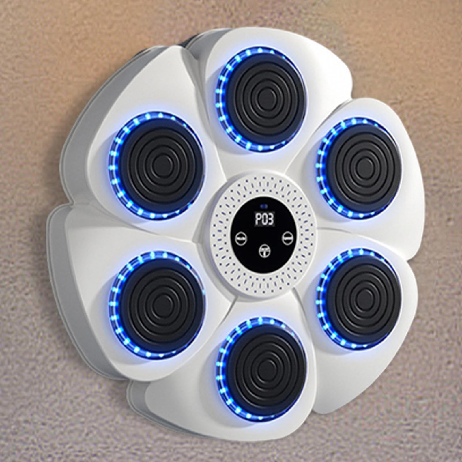 Music Boxing Machine | Macchina da Boxe Musicale | Macchina da Allenamento Musicale | Macchina Elettronica A LED | Tira Pugni con Musica | 9 modalità, 18 velocità | per Adulti E Bambini