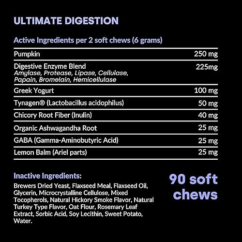 Miniatura 7 de Kayode Digestión definitiva. Antidiarrea de acción rápida para perros. Remedio para pedos para perros y alivio de gases para perros. Nutrientes