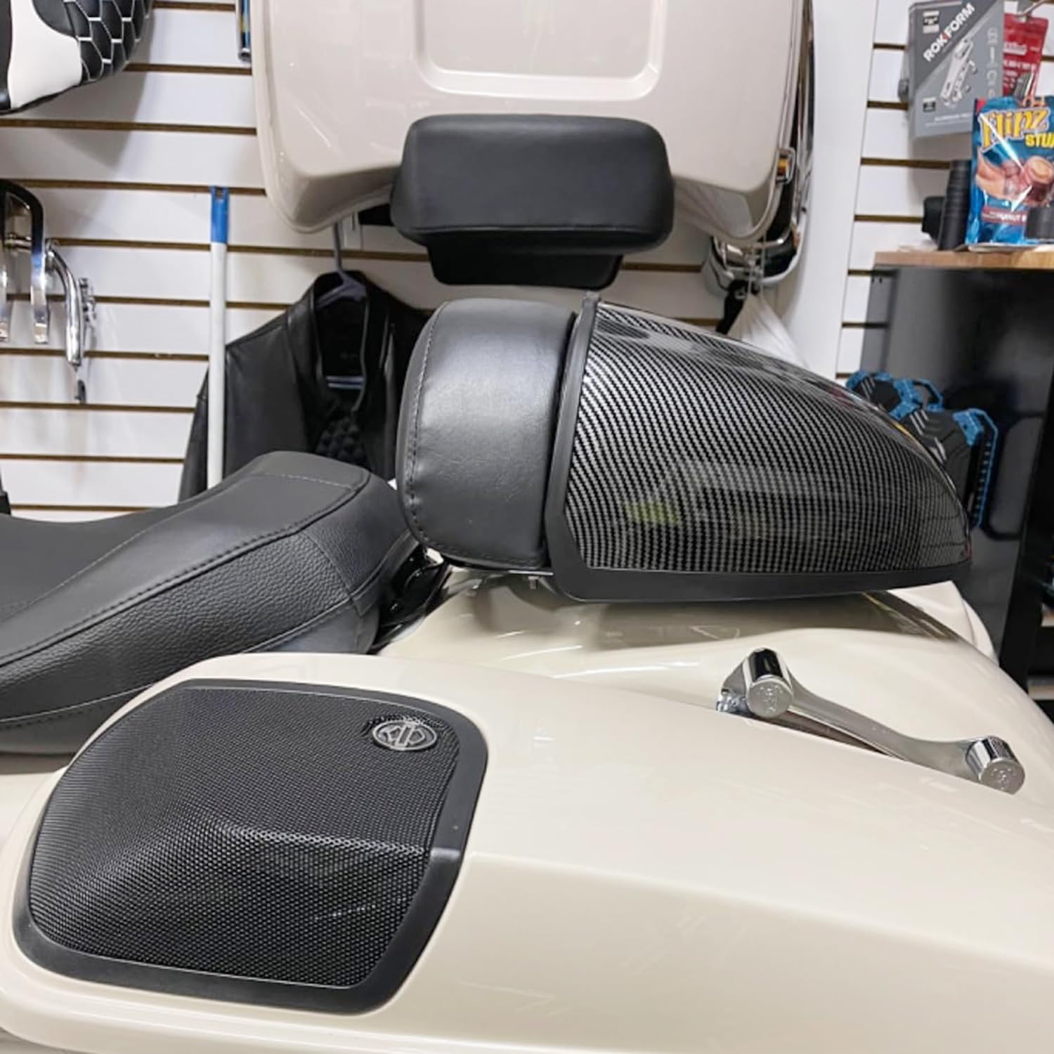 Motorcycle Rear Seat Cowl for RNINET R Nine T R9T 2014 2015 2016 2017 2018 2019 2020 2021 2022 2023, Passenger Pillion Solo Fairing Cover Tail Section Replacement Part, Carbon Fiber Look