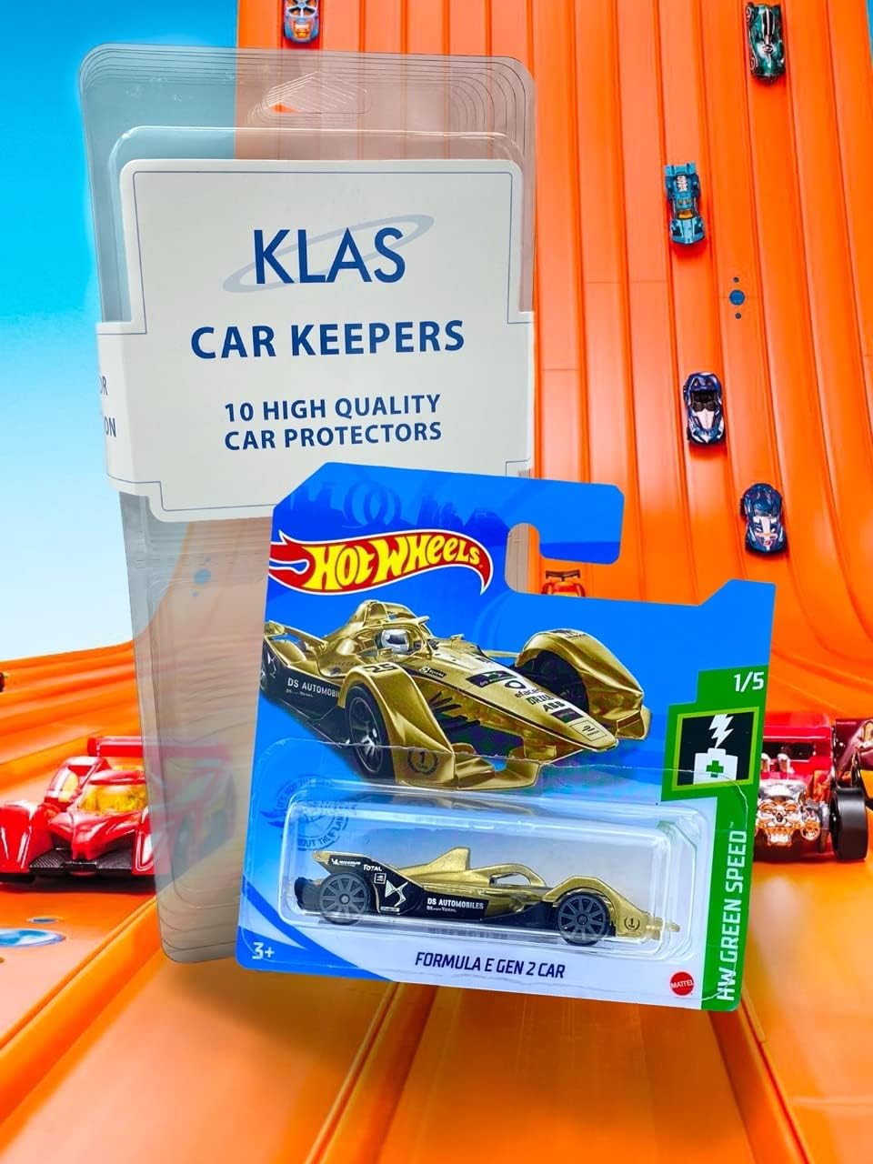 Hot Wheels Baja Hauler (Blue, Gold & Black) 3/5 HW Haulers, 2023-33/250(Short Card) - Image 3