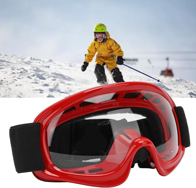 Lunettes Moto Enfants PUNELE - Résistantes Aux Chocs, Protection UV, Pour Cyclisme, Ski Et VTT