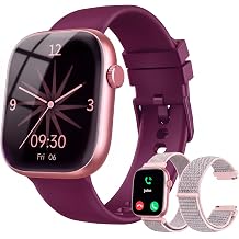 Smart Watch for Women, Bluetooth Answer/Make Calls, 1.83"HD Screen, 2 Bands