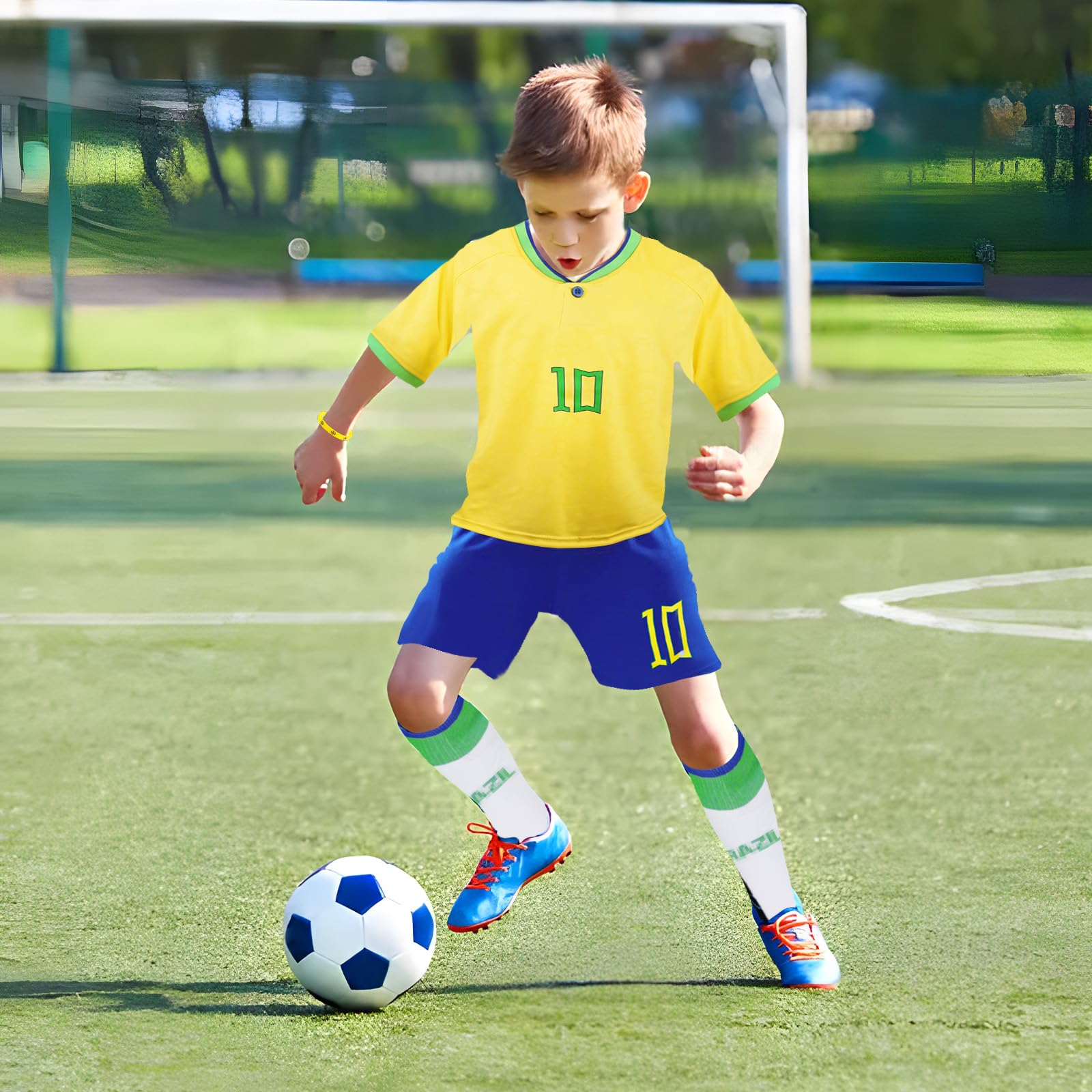 Maglia da calcio per bambini 2023/2024, maglia da calcio per ragazzi e ragazze