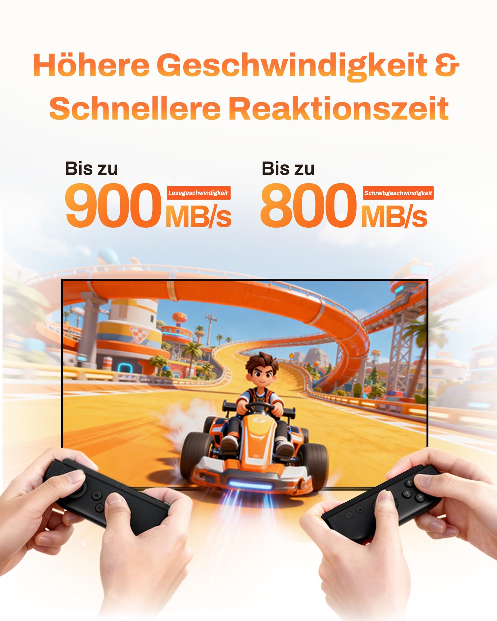 BIWIN Amber ME300 microSD Express Karte 1TB, 900MB/s Lesen, 800MB/s Schreiben, SD 7.1, PCIe Gen3x1, UHS-I C10 V30 U3 A1