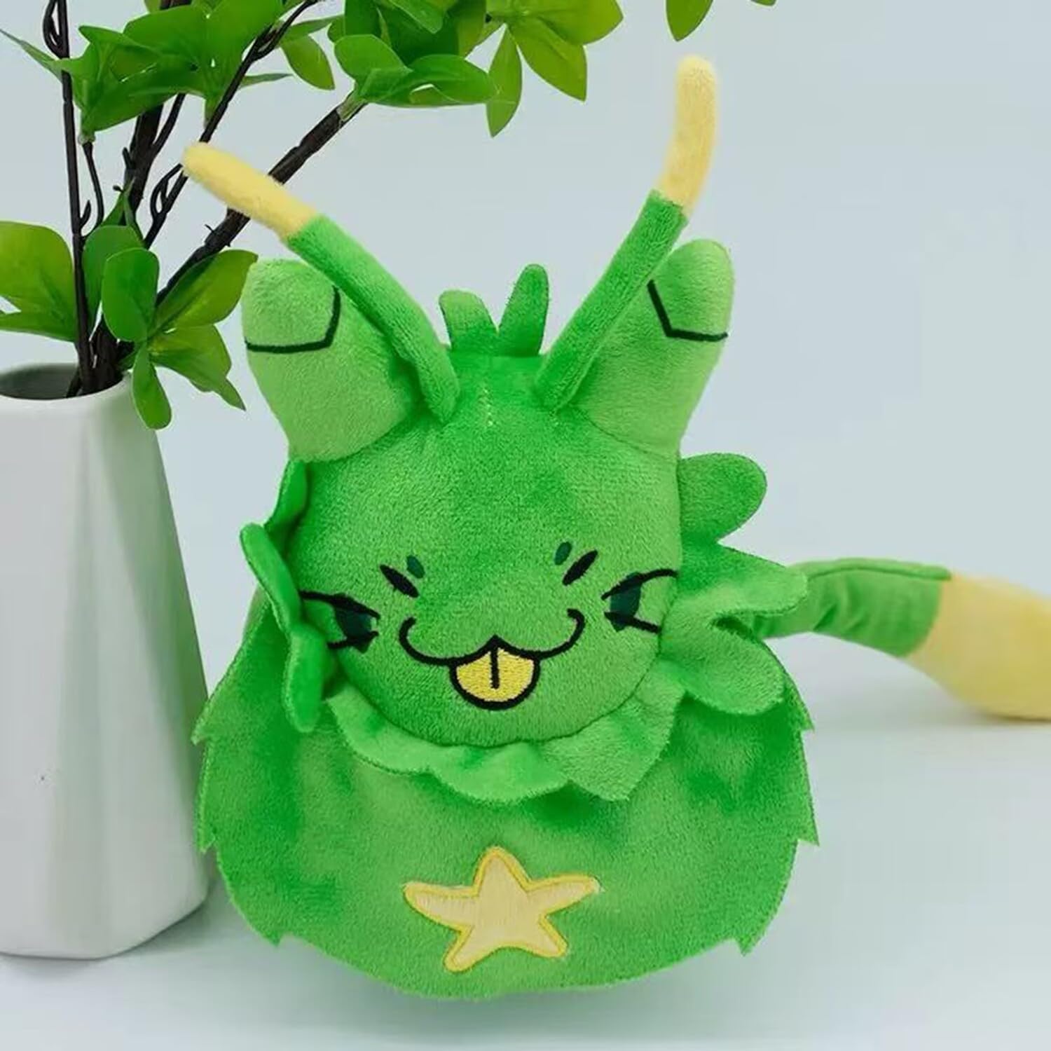 Gnarpy Plush, Regretavator Plush Gnarph Alien Cat Plush Toys，Give Fans and Friends Beautifully Plushie Doll Gifts (Green) - Image 5