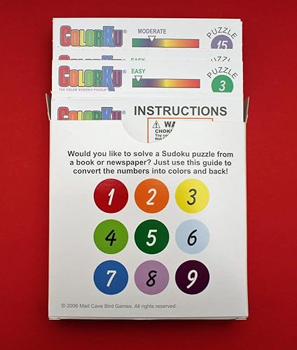 Miniatura 4 de Juego de mesa ColorKu, de Mad Cave Bird Games, Natural