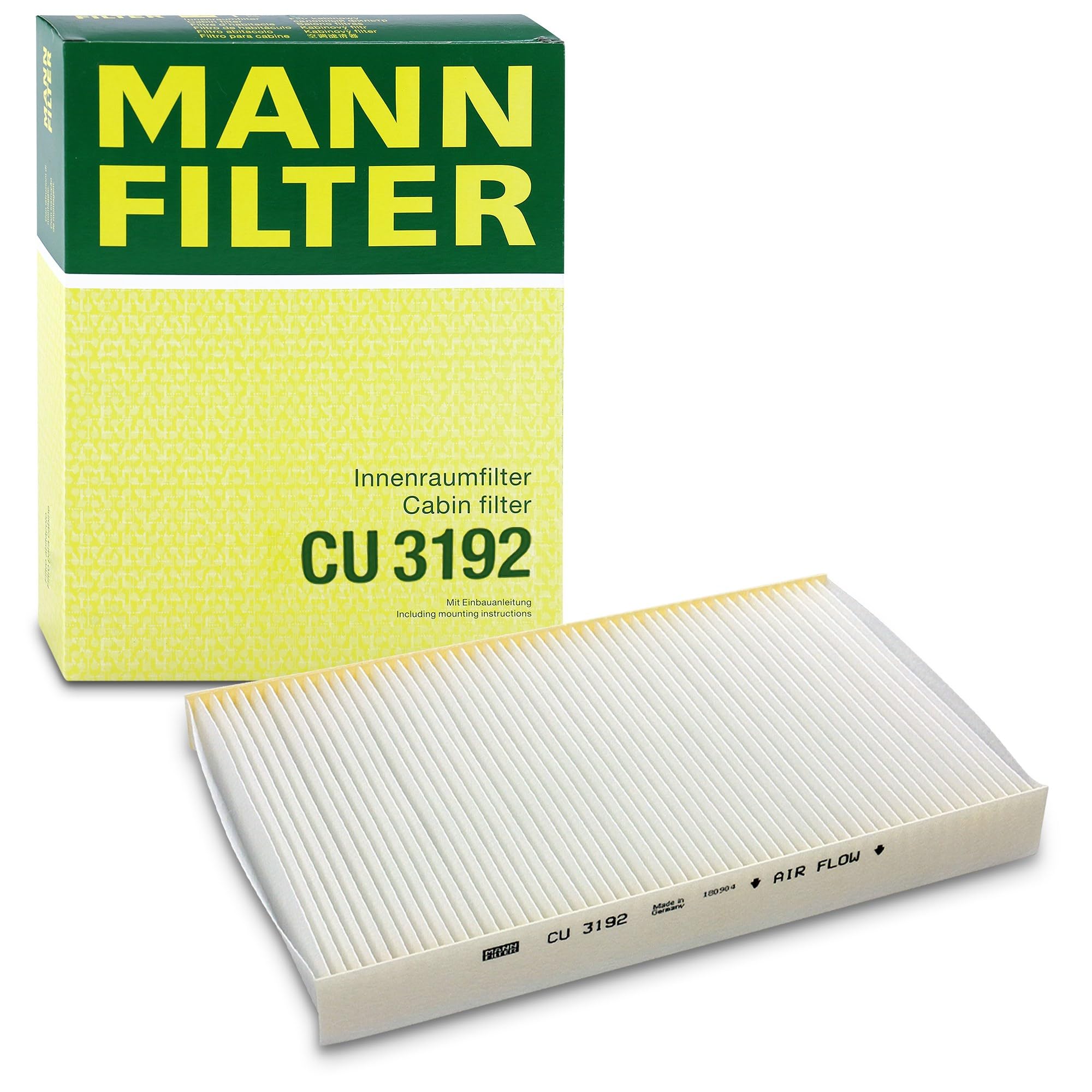 MANN-FILTER CU 3192 Filter, interior air for AUDI