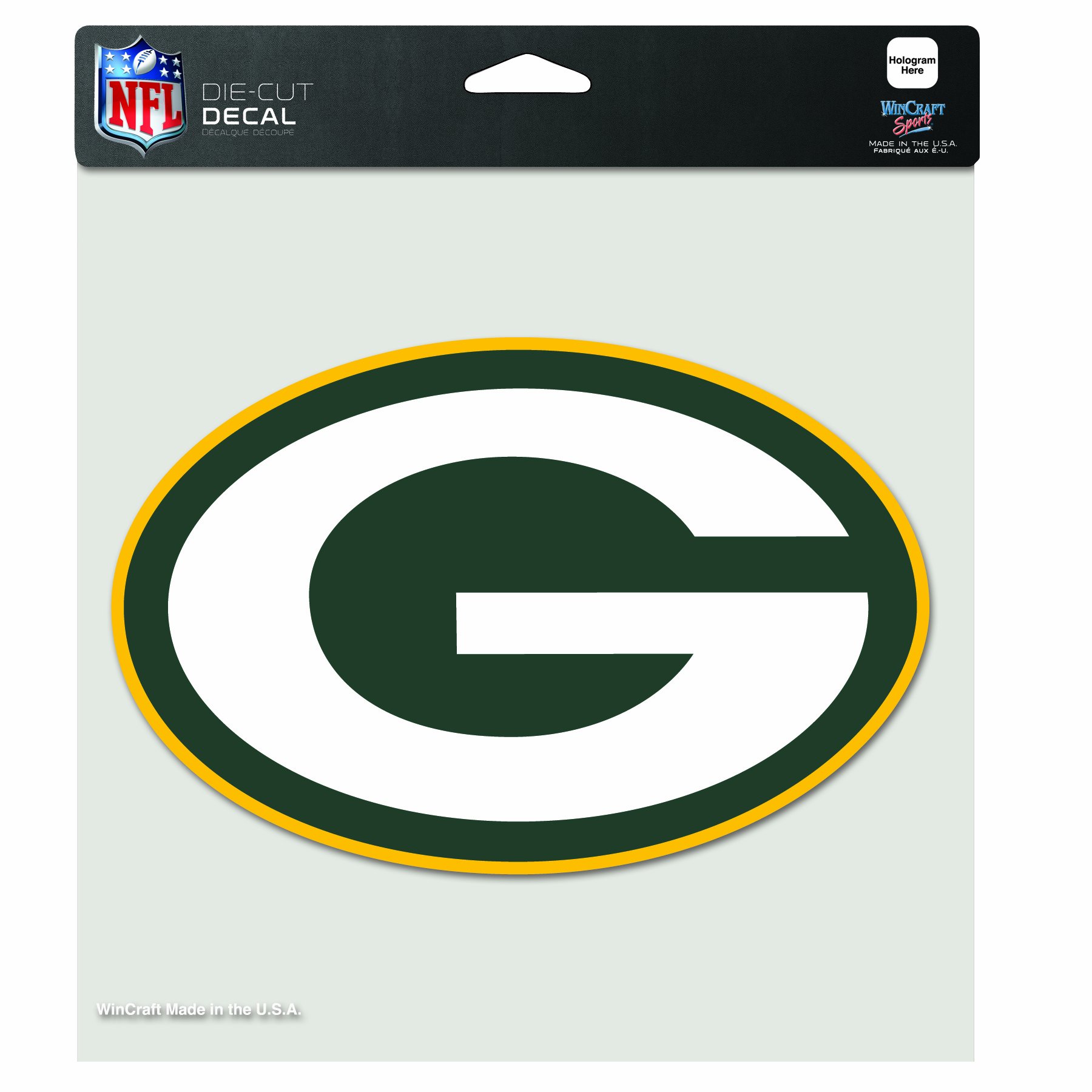 WinCraft NFL Green Bay Packers 8x8 Inch Diecut Colored Decal