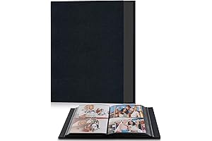 Popotop 4x6 Photo Album Holds 200 Pictures, Linen Hardcover Baby Vacation Anniversary...