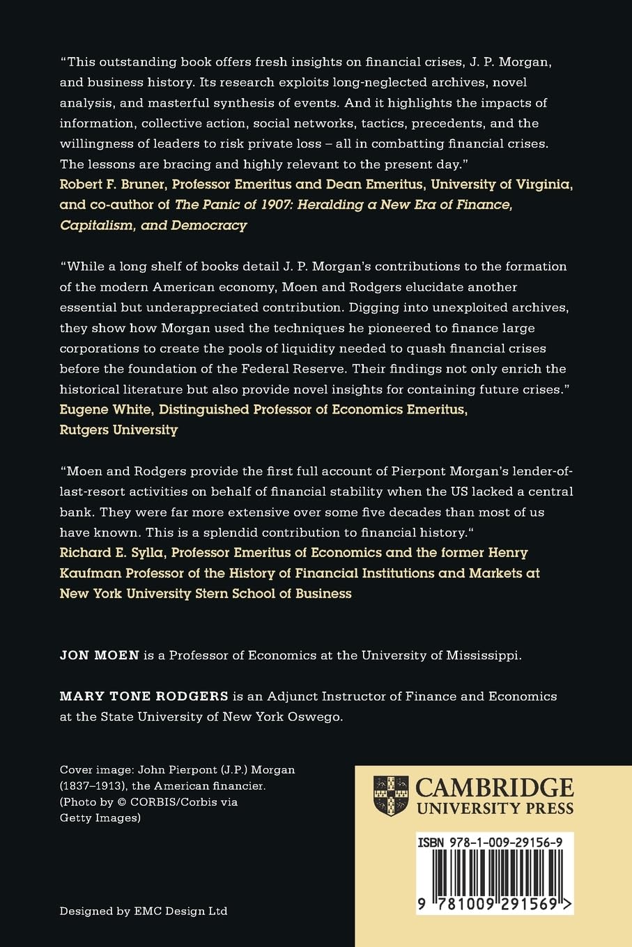 Before the Fed: J.P. Morgan, America's Lender of Last Resort