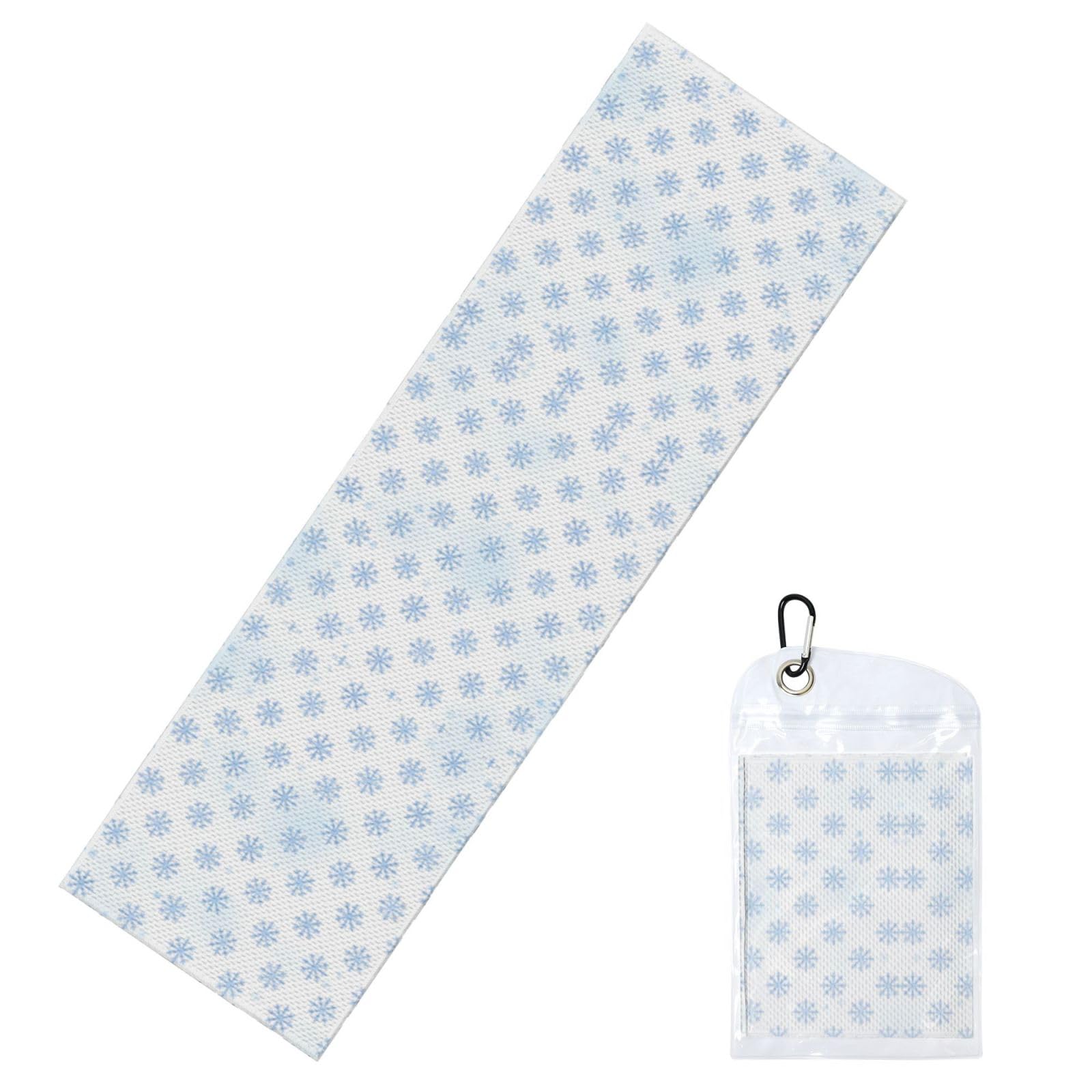 DUYIOKH Frosty Dots Print Cooling Towel, Portable Towel for Gym Workout Golf Beach World Cup Sports Hot Weather