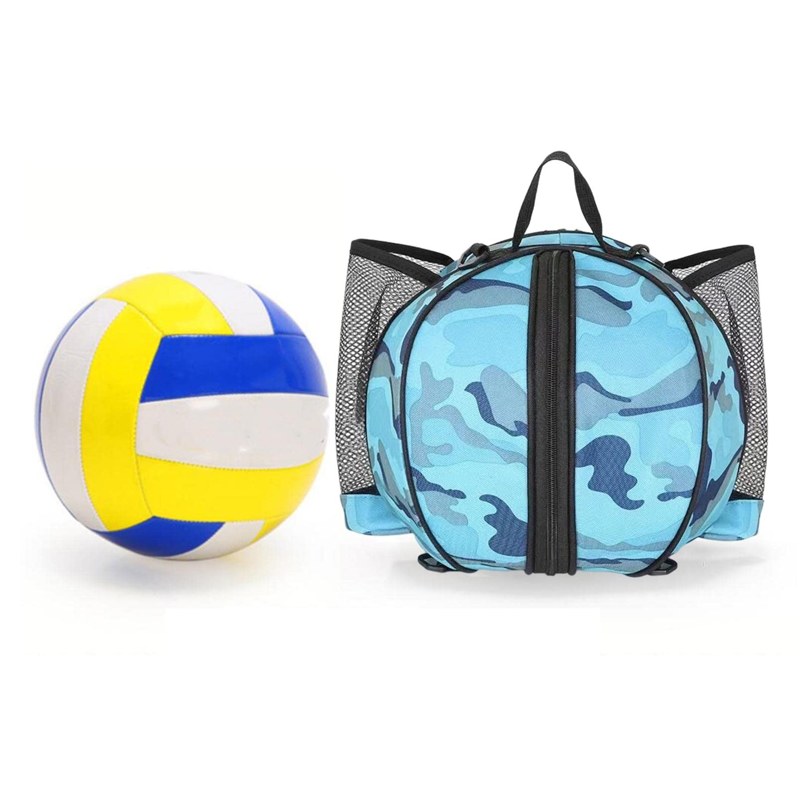 F Fityle Bolsa de Baloncesto Universal, Mochila de Almacenamiento, Correa de Hombro Ajustable